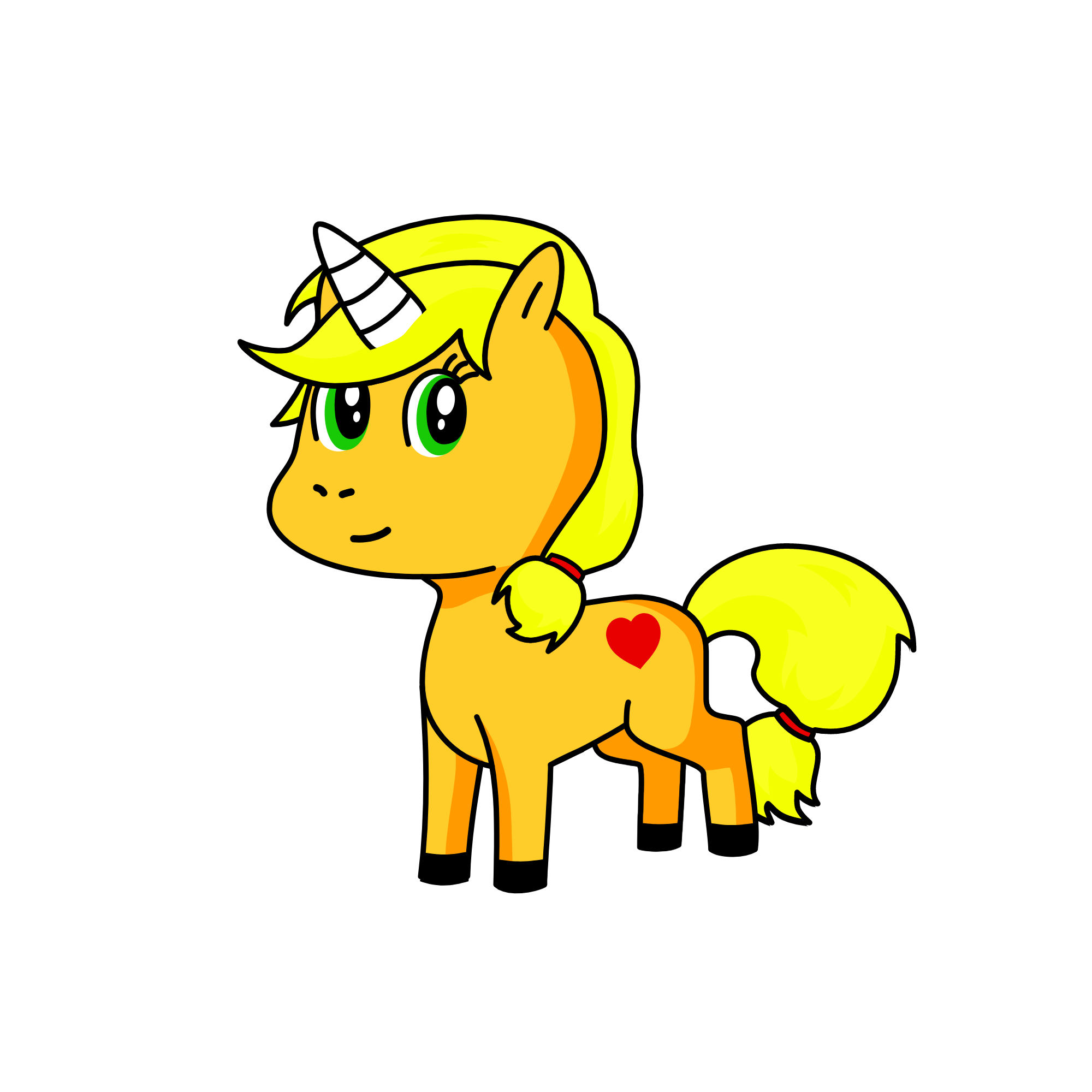 Applejack, the unicorn