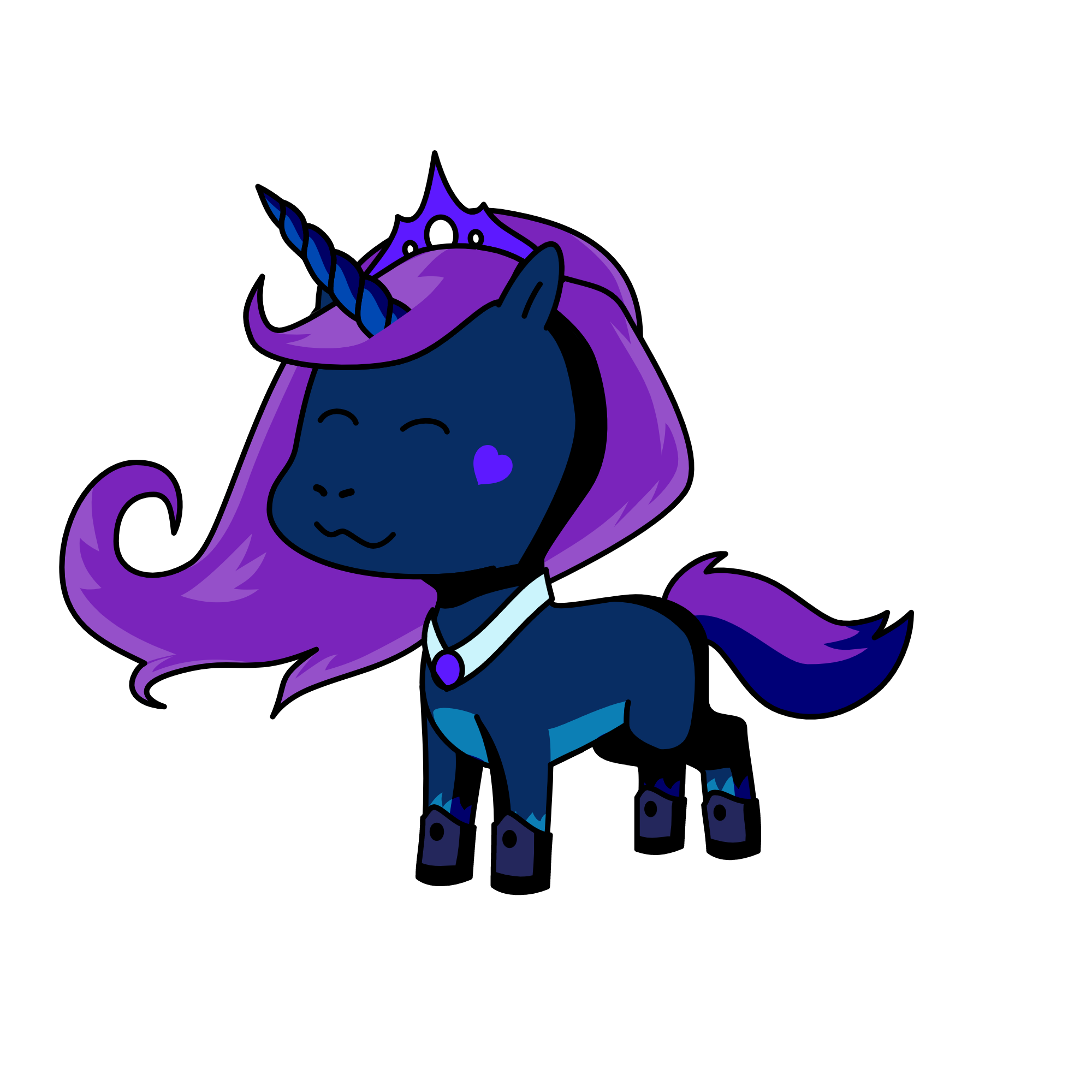 Luna Moon, the unicorn