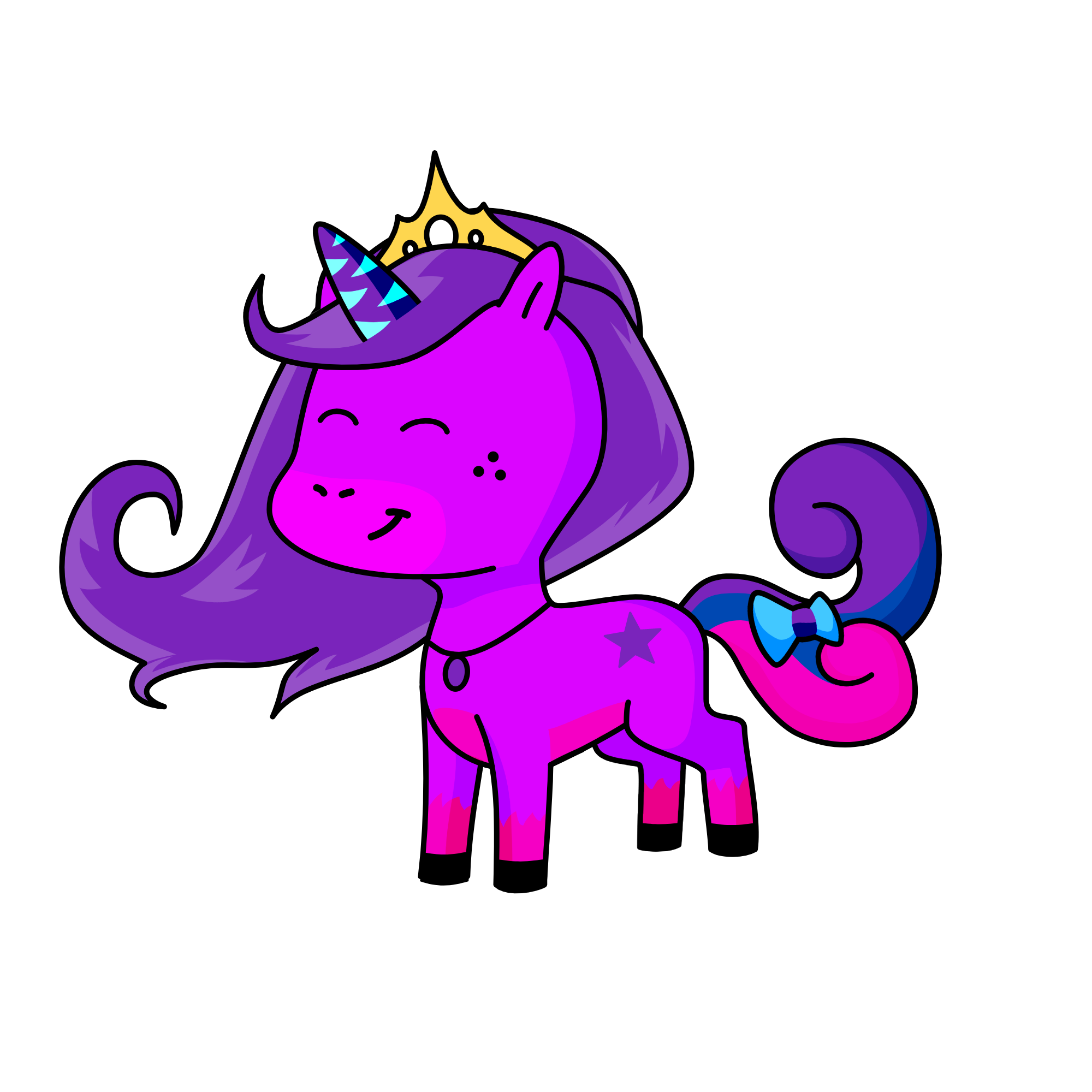 Cupcake, the unicorn