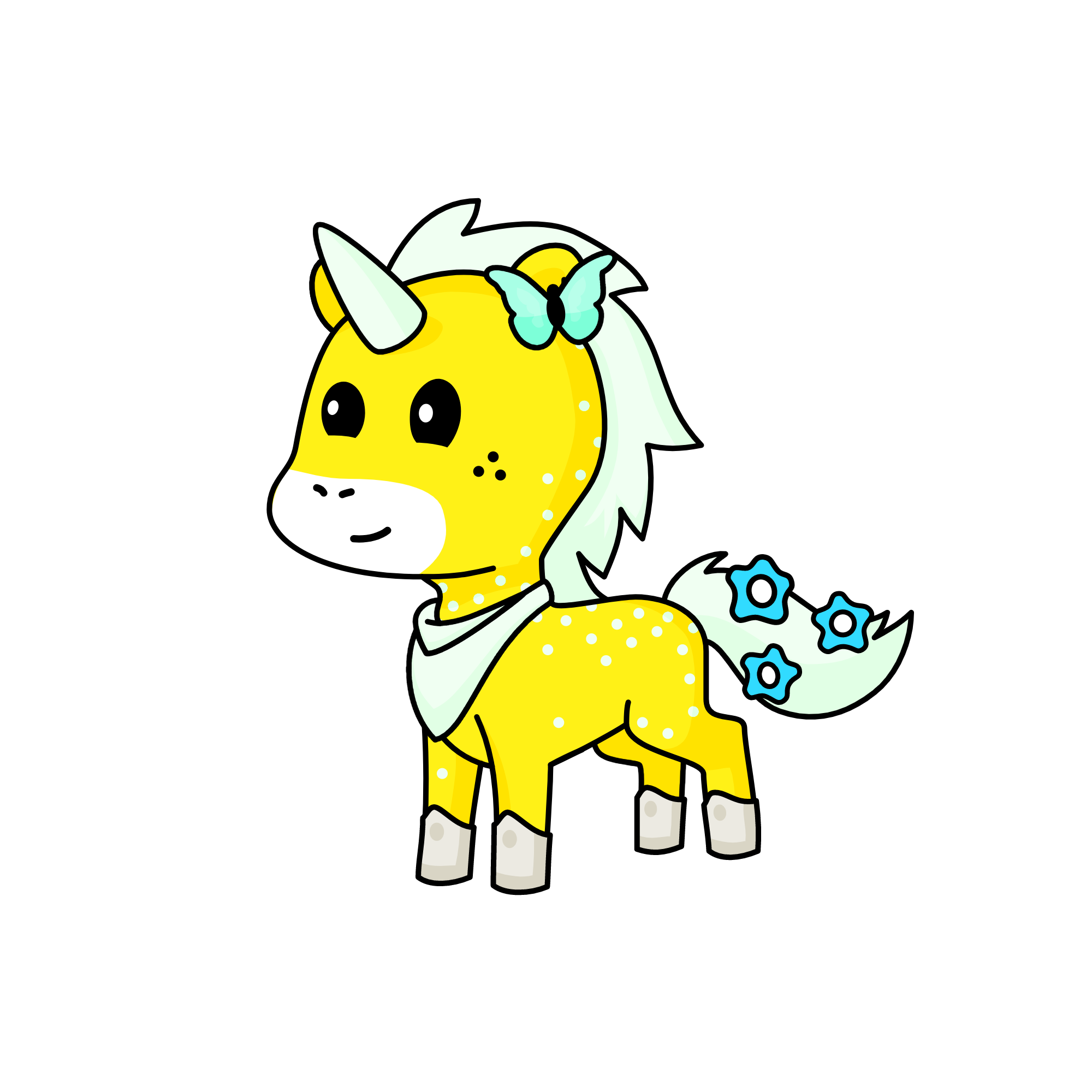 Sunshine, the unicorn