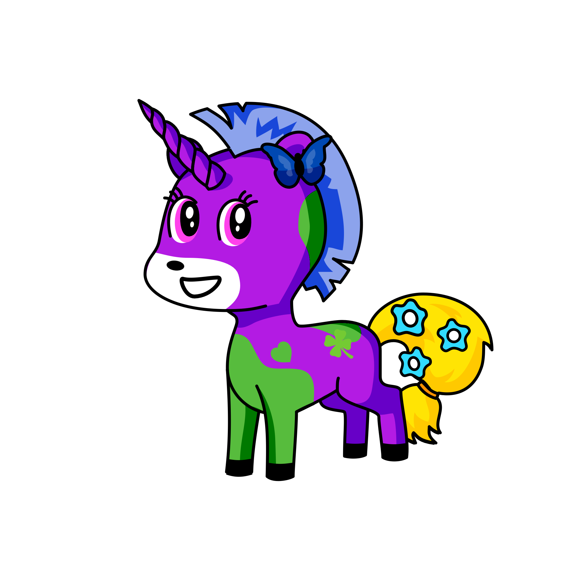 Moon 🌚 , the unicorn