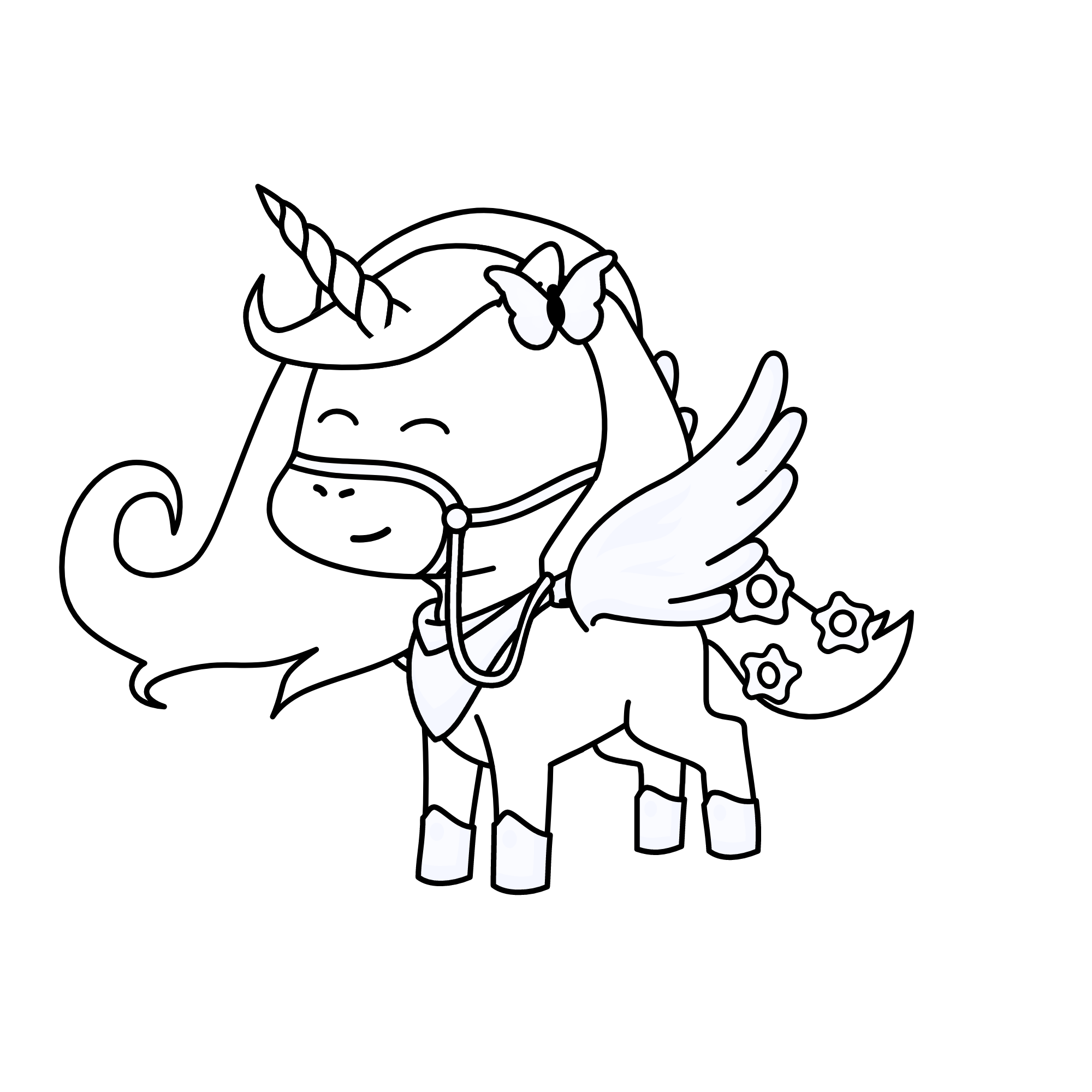 blankie, the unicorn