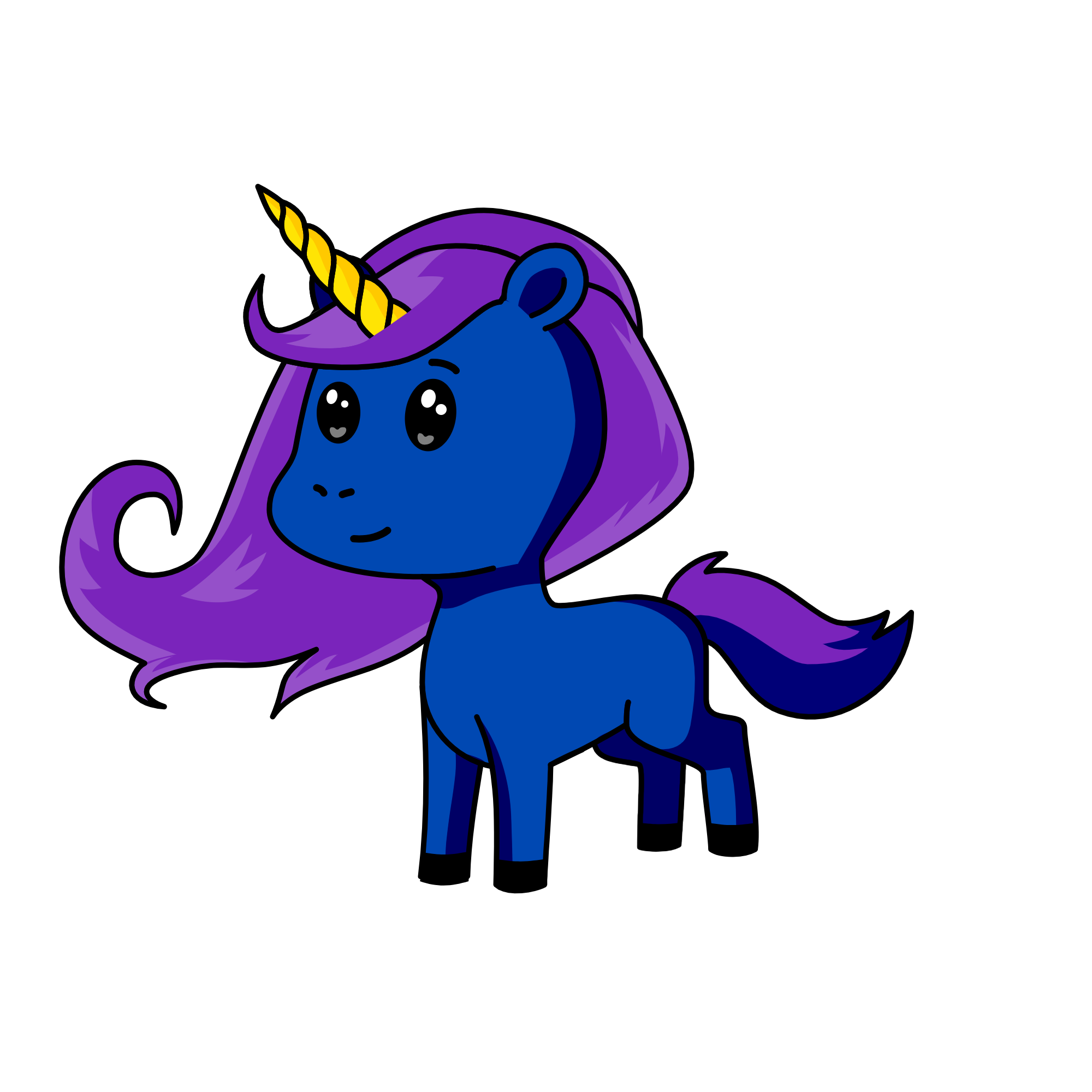 bluie, the unicorn