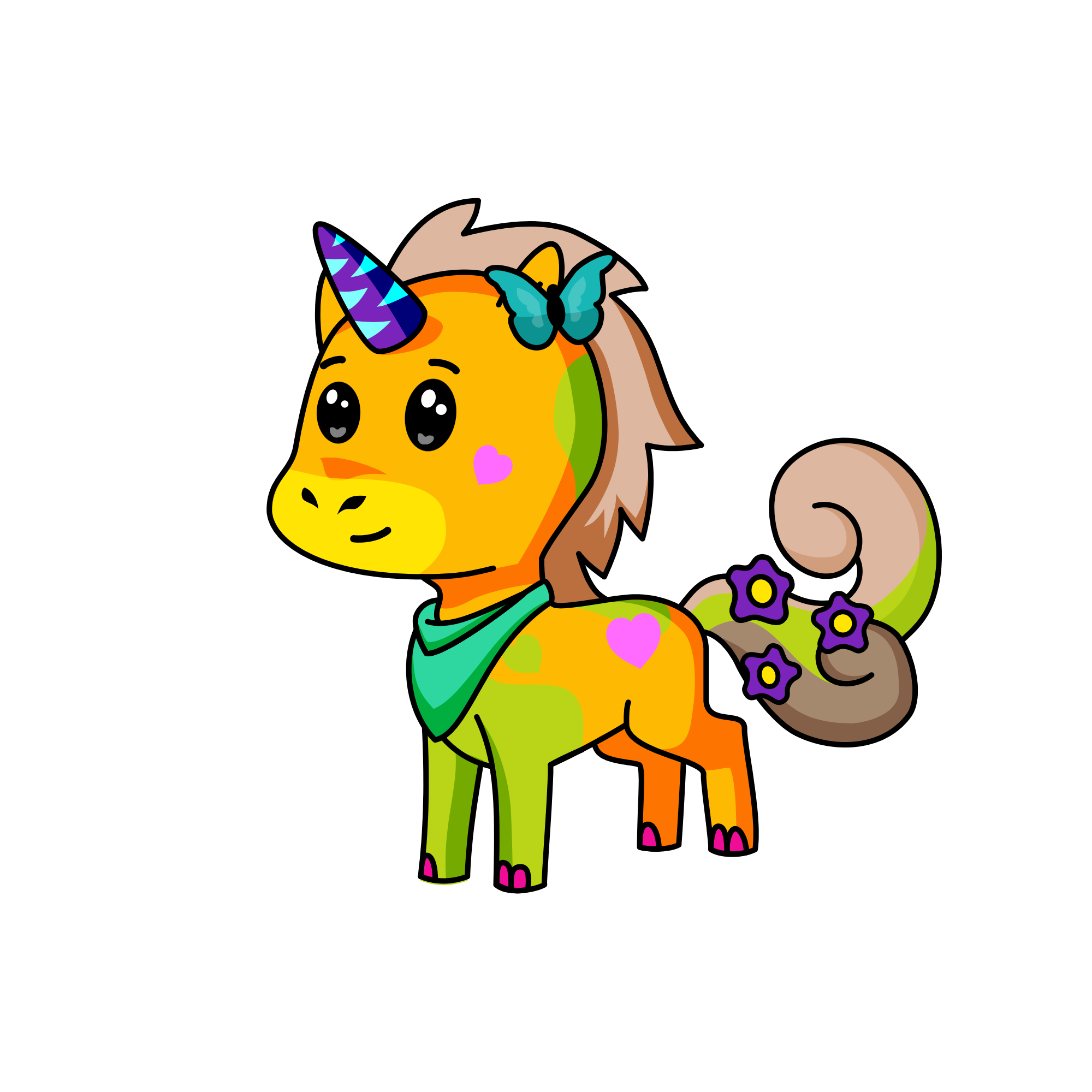 Emily, the unicorn