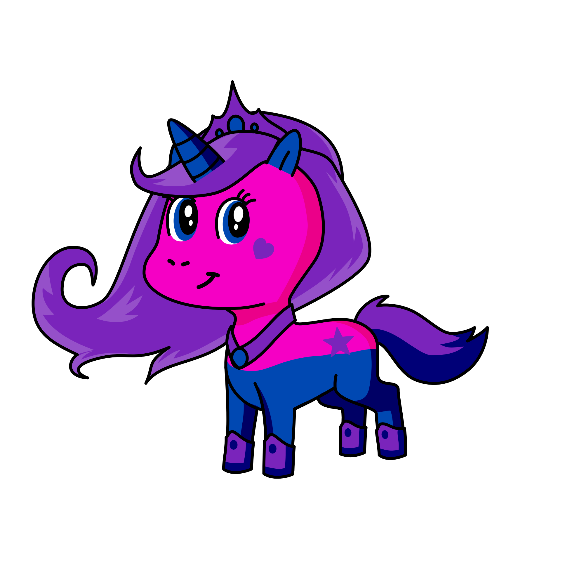 Galaxy Cutie, the unicorn