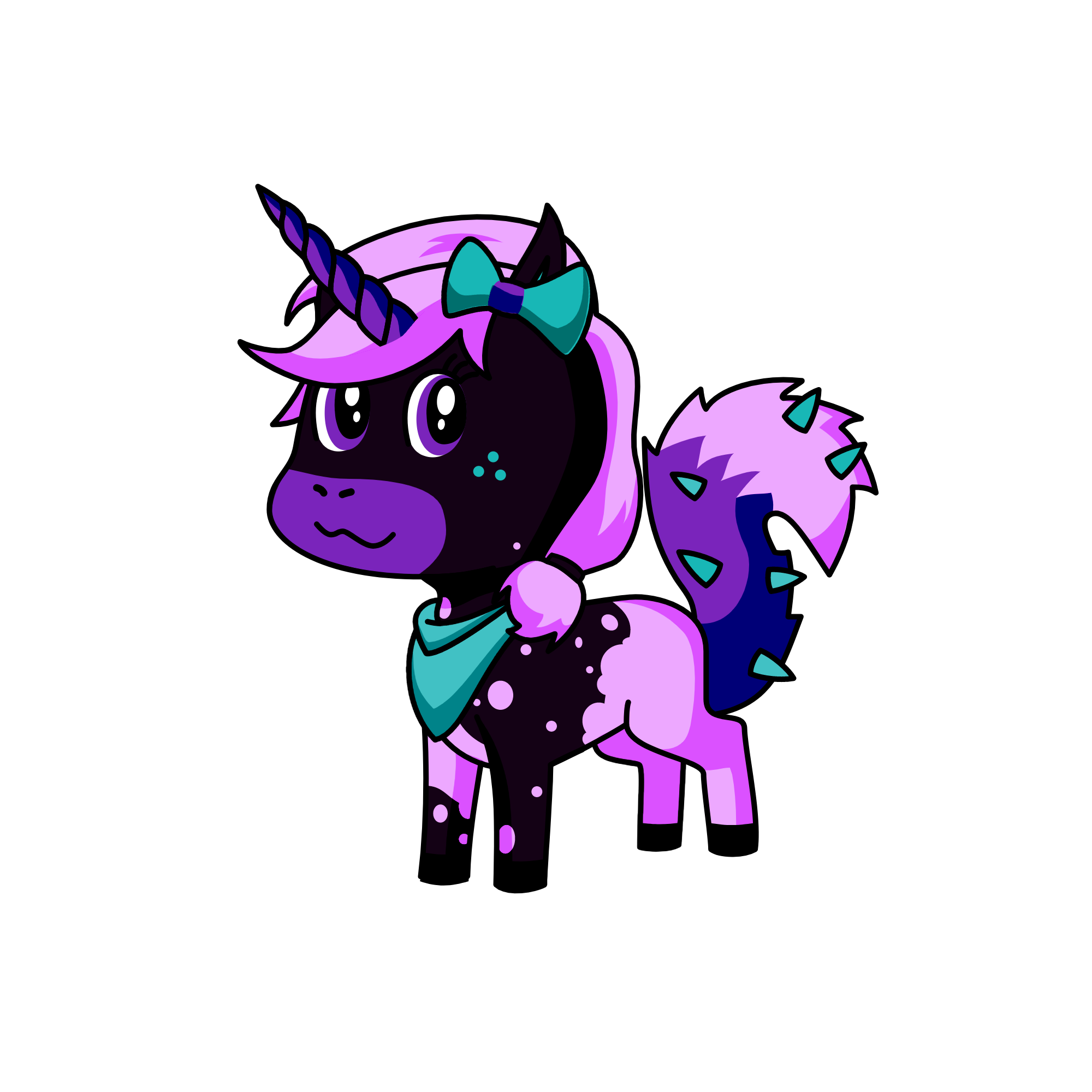 UwU face, the unicorn