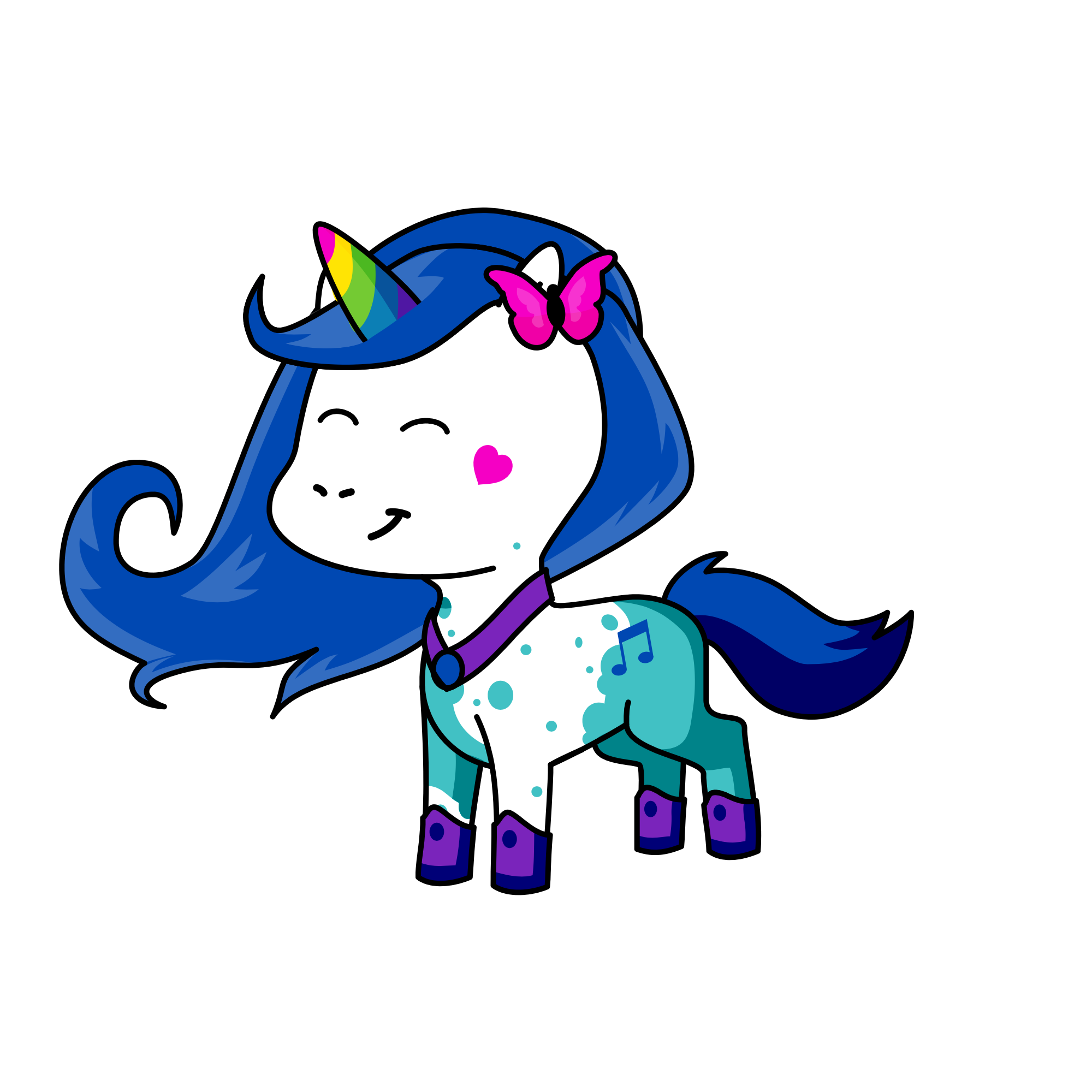Hi, the unicorn