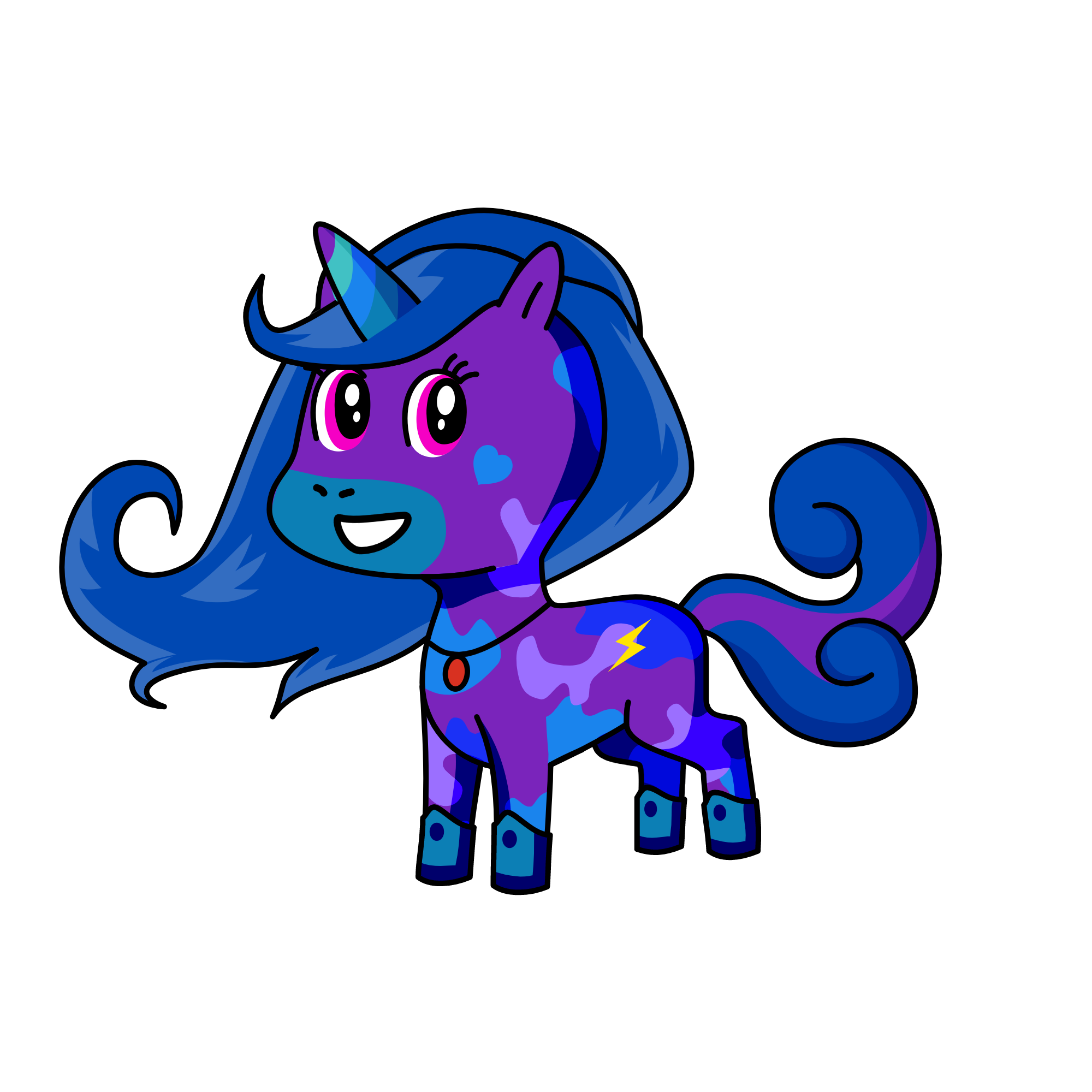 Midnight, the unicorn