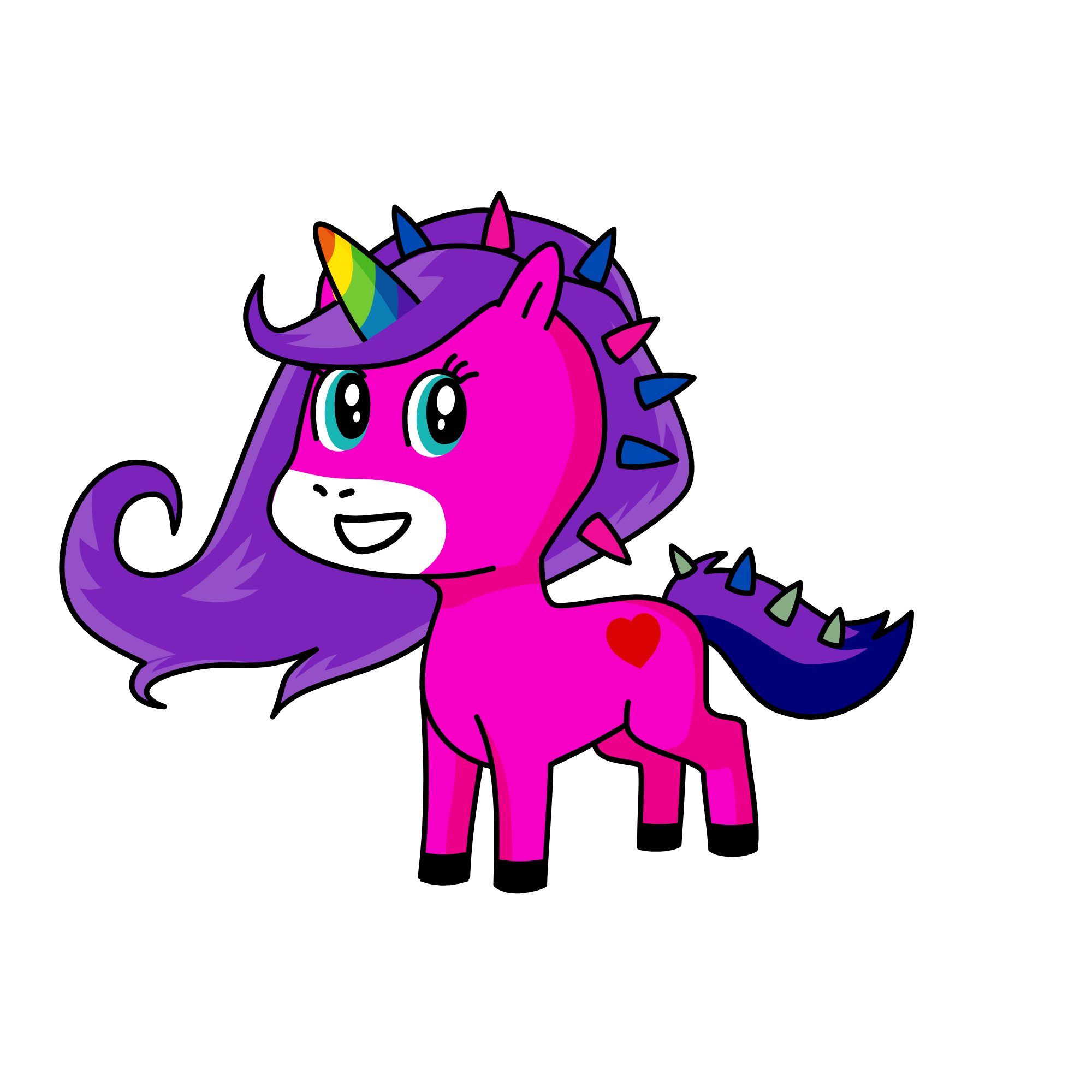 Aks, the unicorn