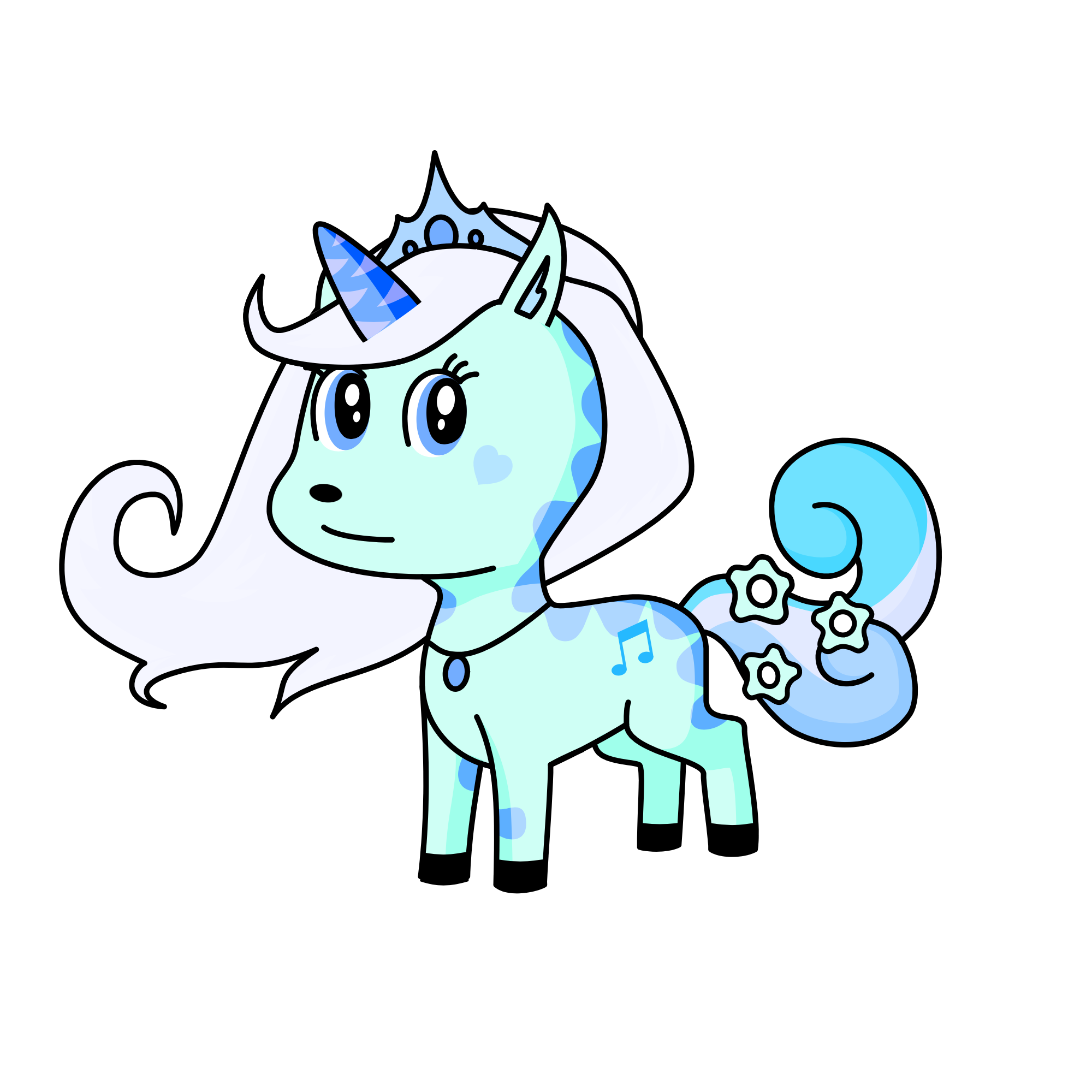 Ice Princess , the unicorn