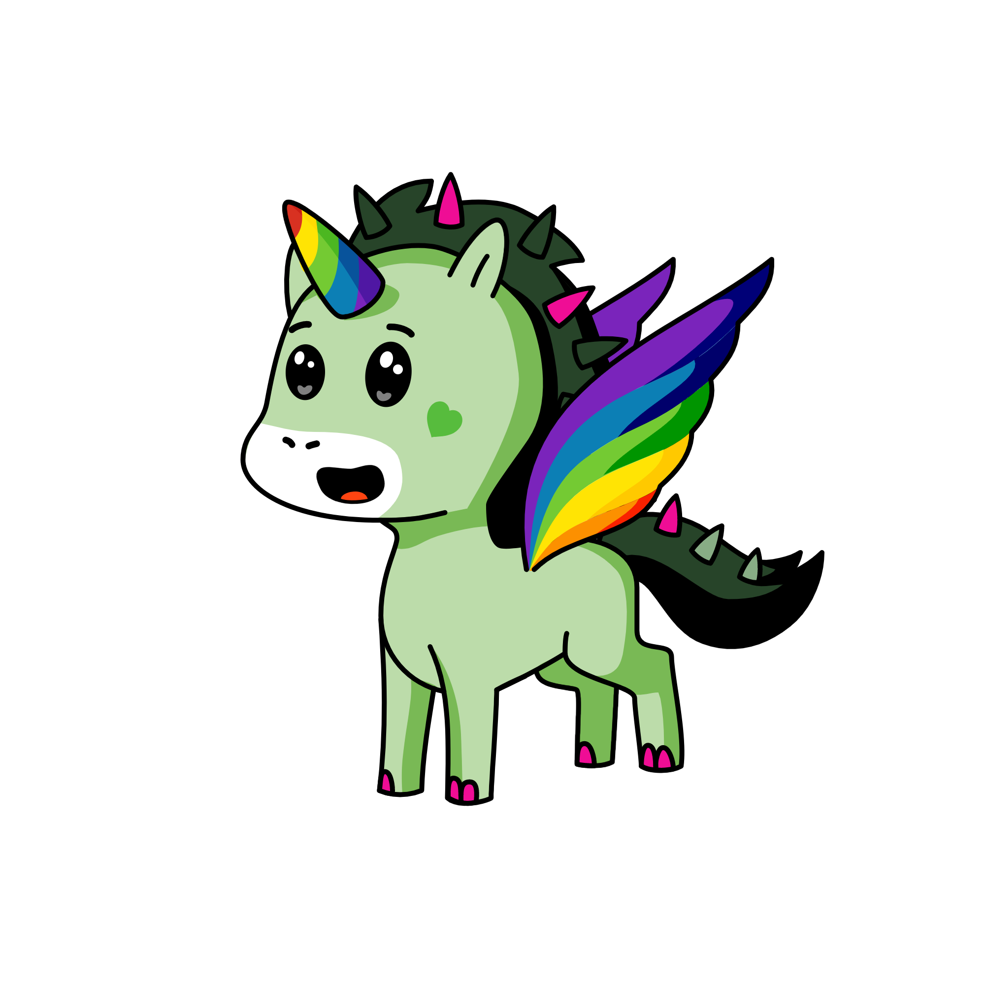 Toast, the unicorn