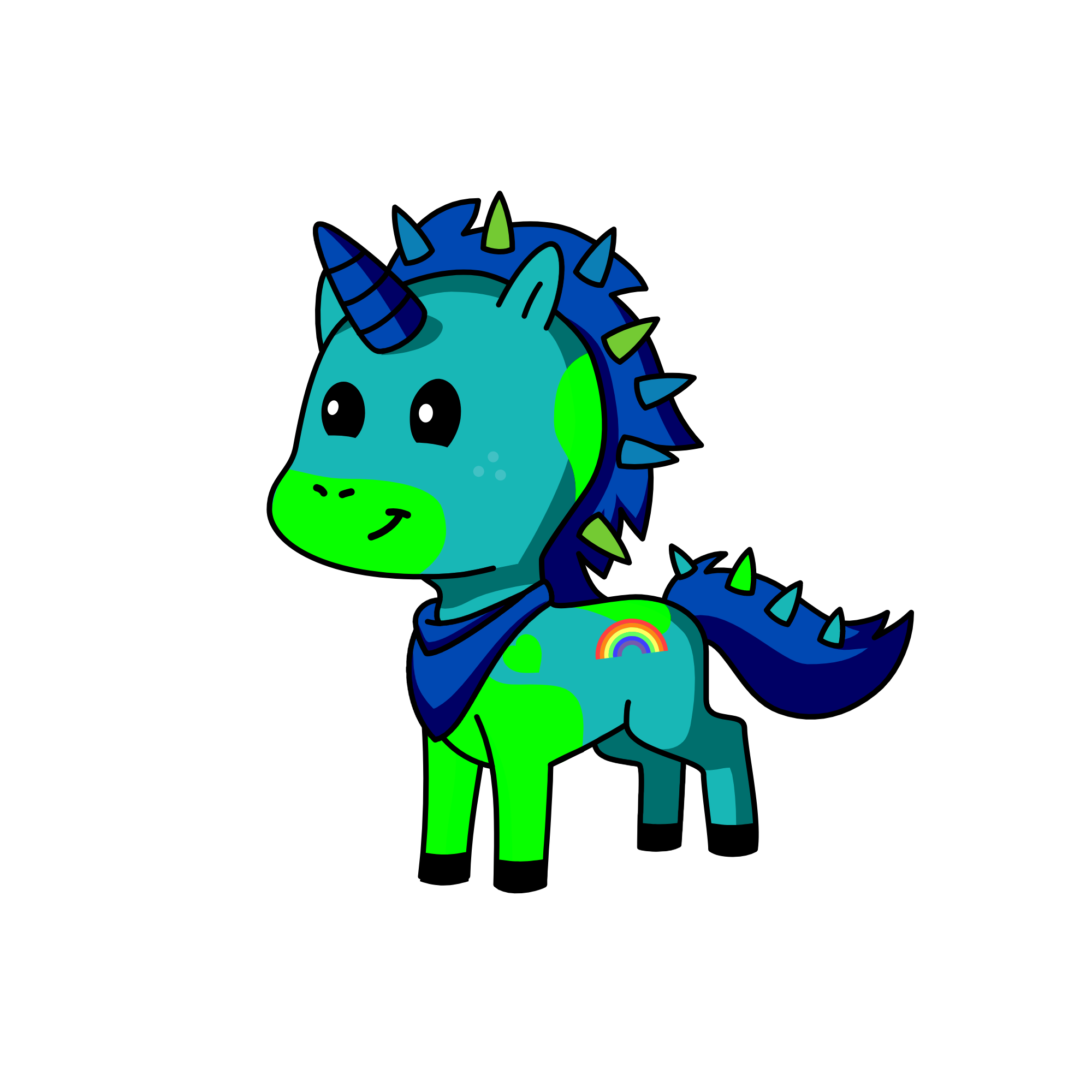 Explorer Ed, the unicorn