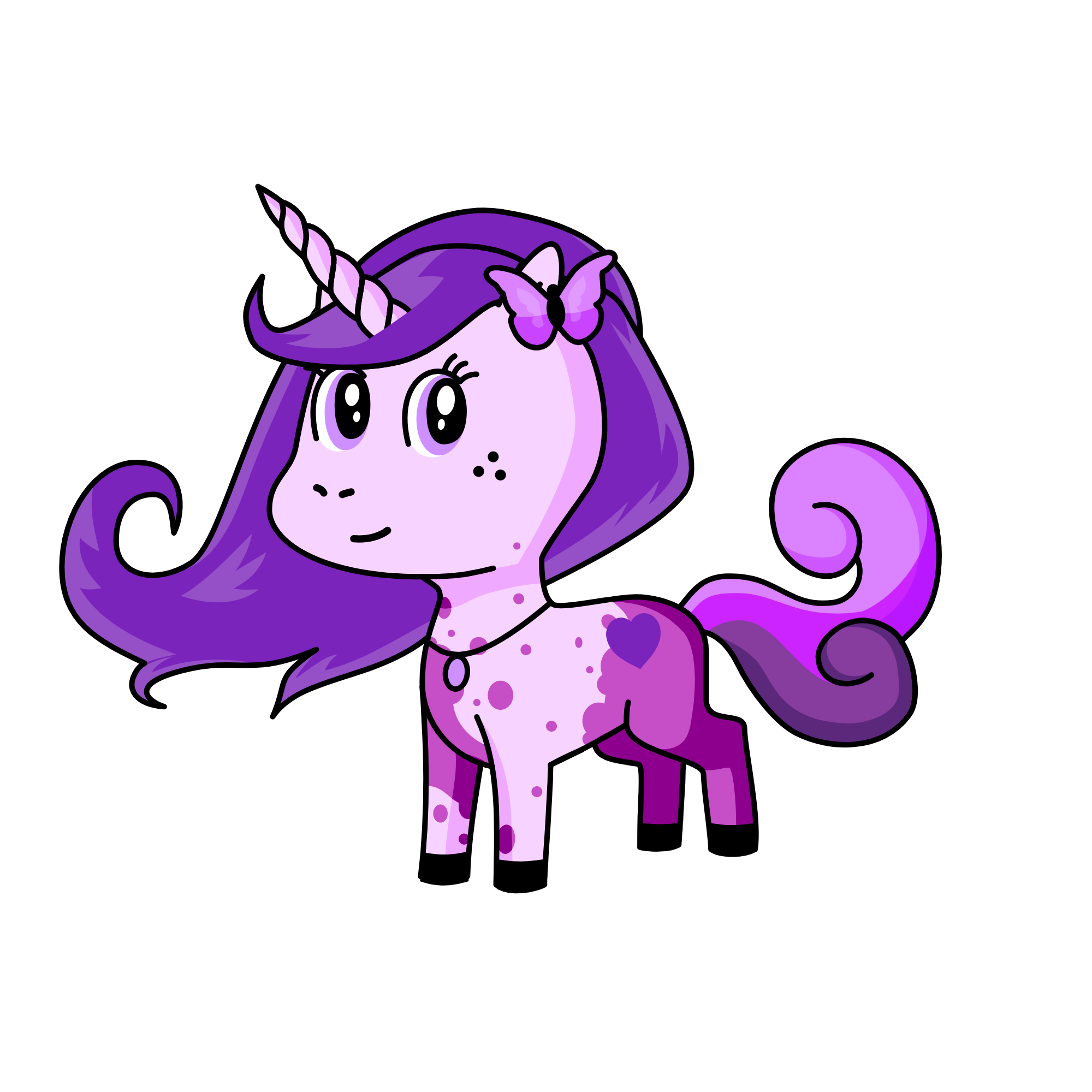 Moonlight, the unicorn