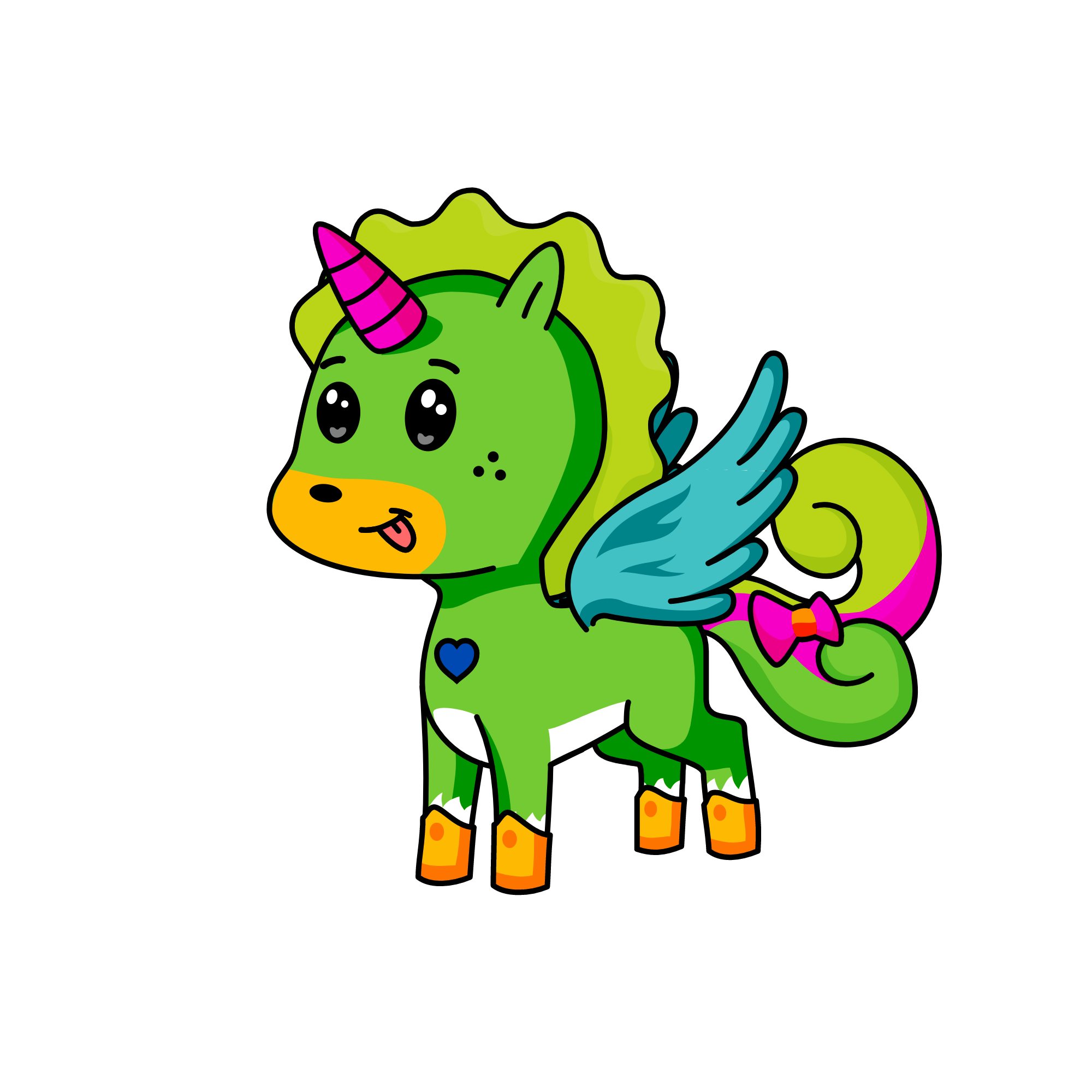 Babou, the unicorn