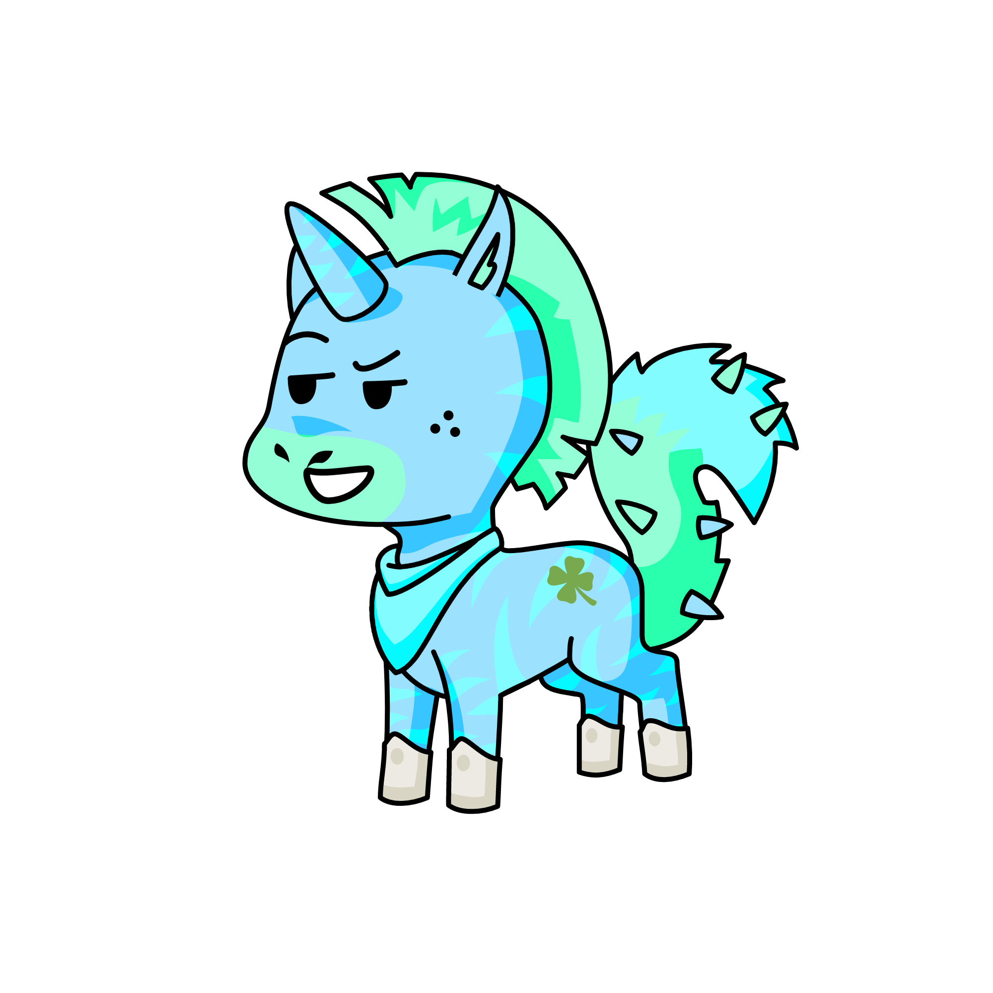Sky, the unicorn