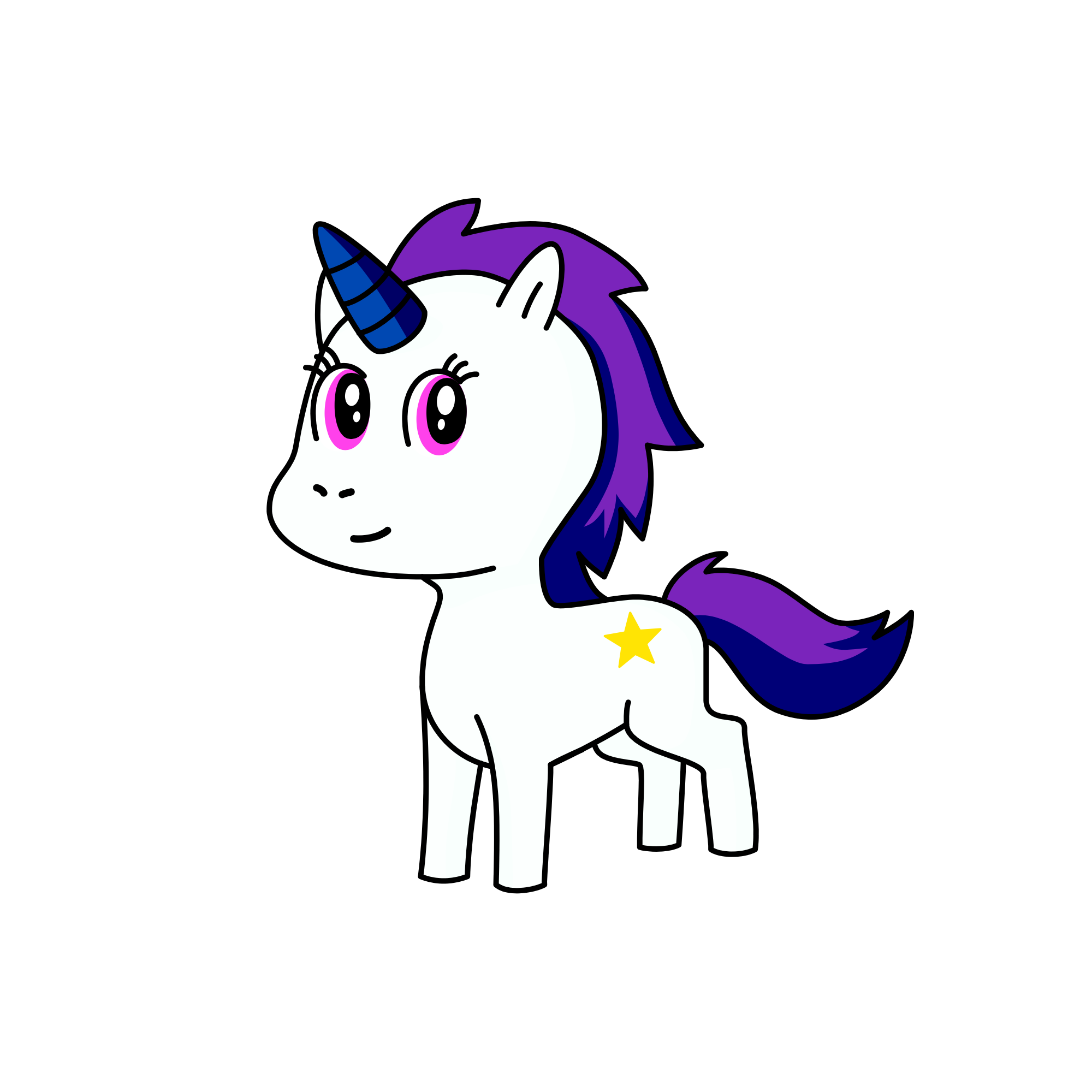 Stardust, the unicorn