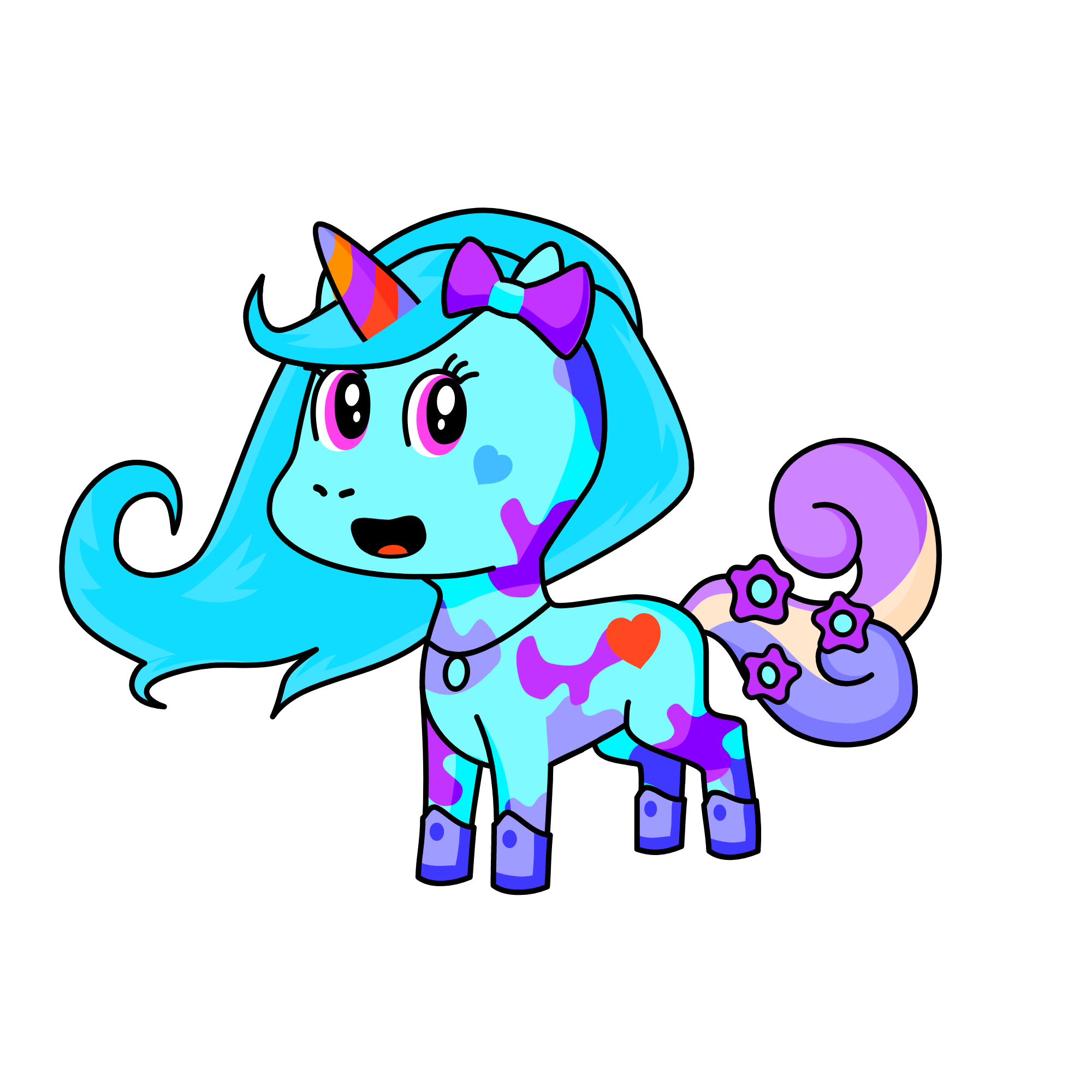 Snowy, the unicorn