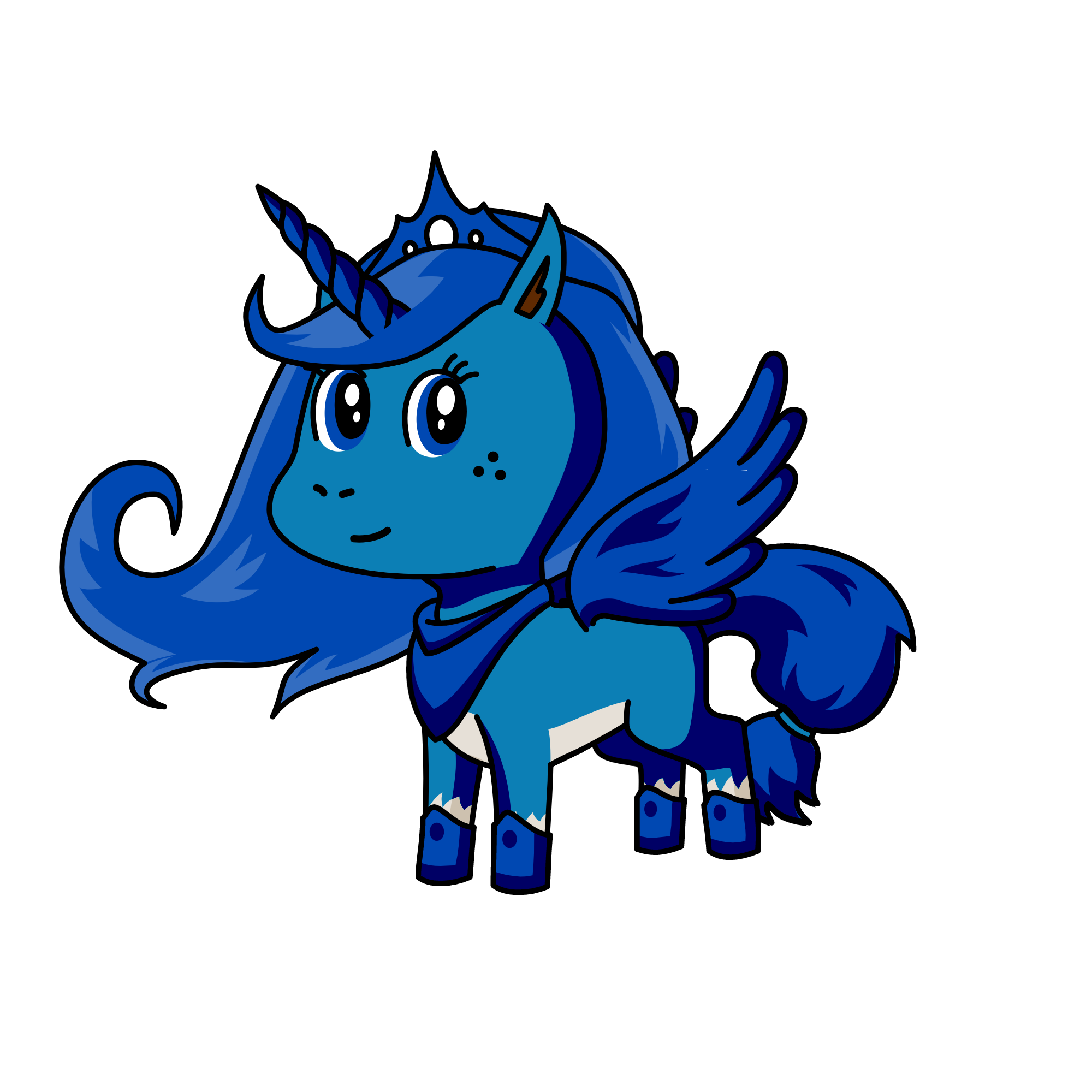 Princess Luna, the unicorn
