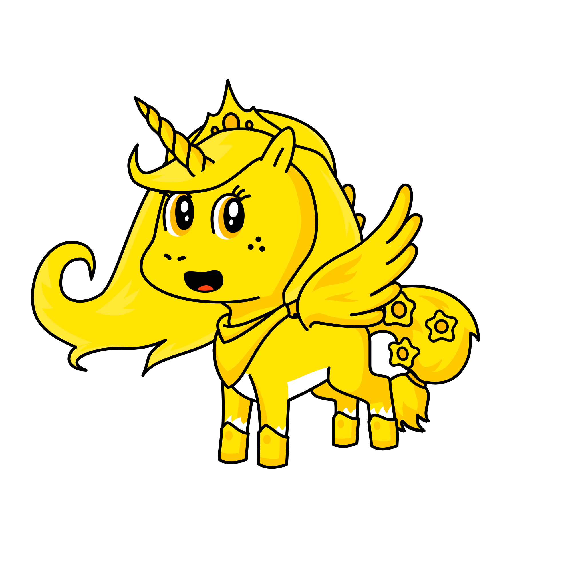 Sunflower Blaze, the unicorn