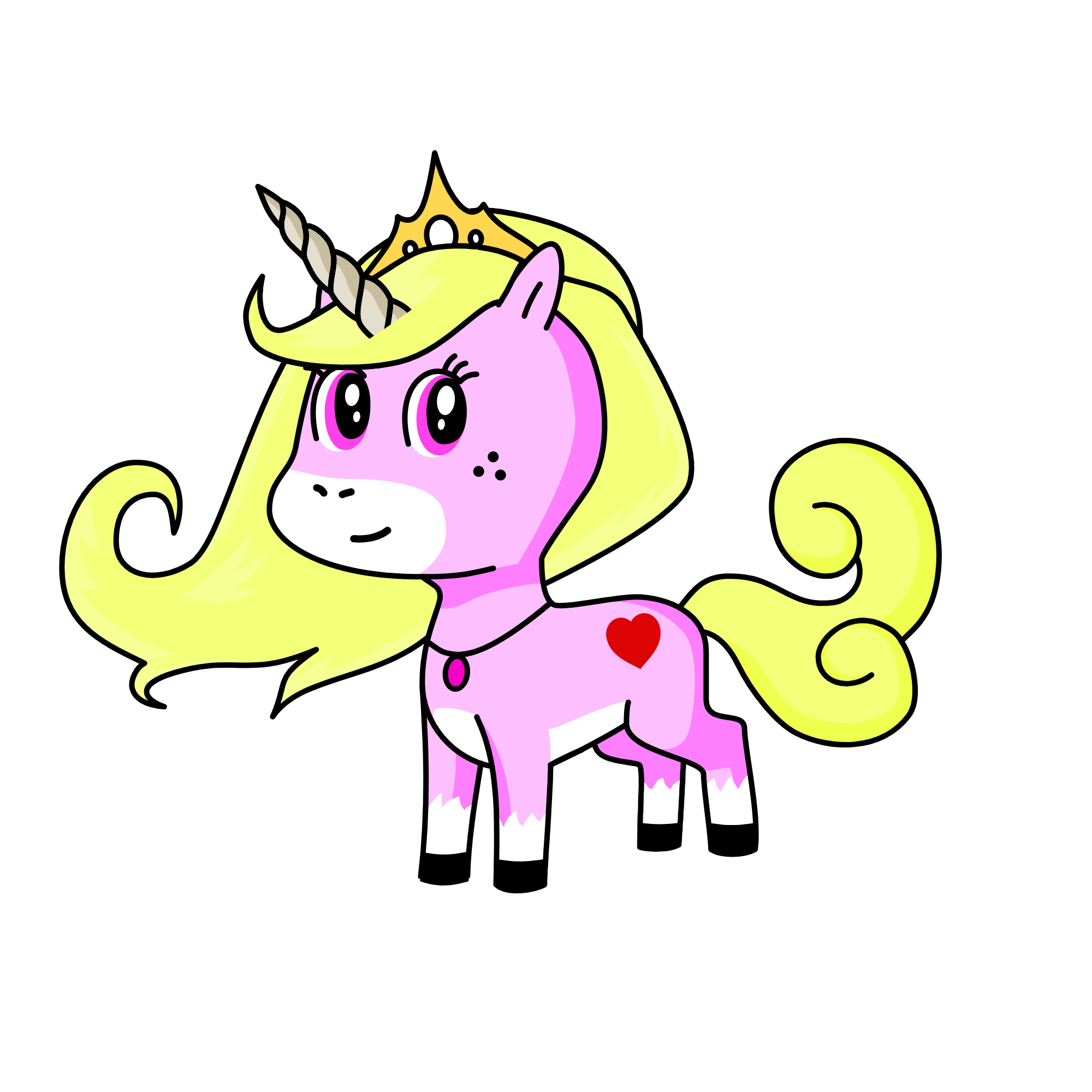 Evelyn, the unicorn