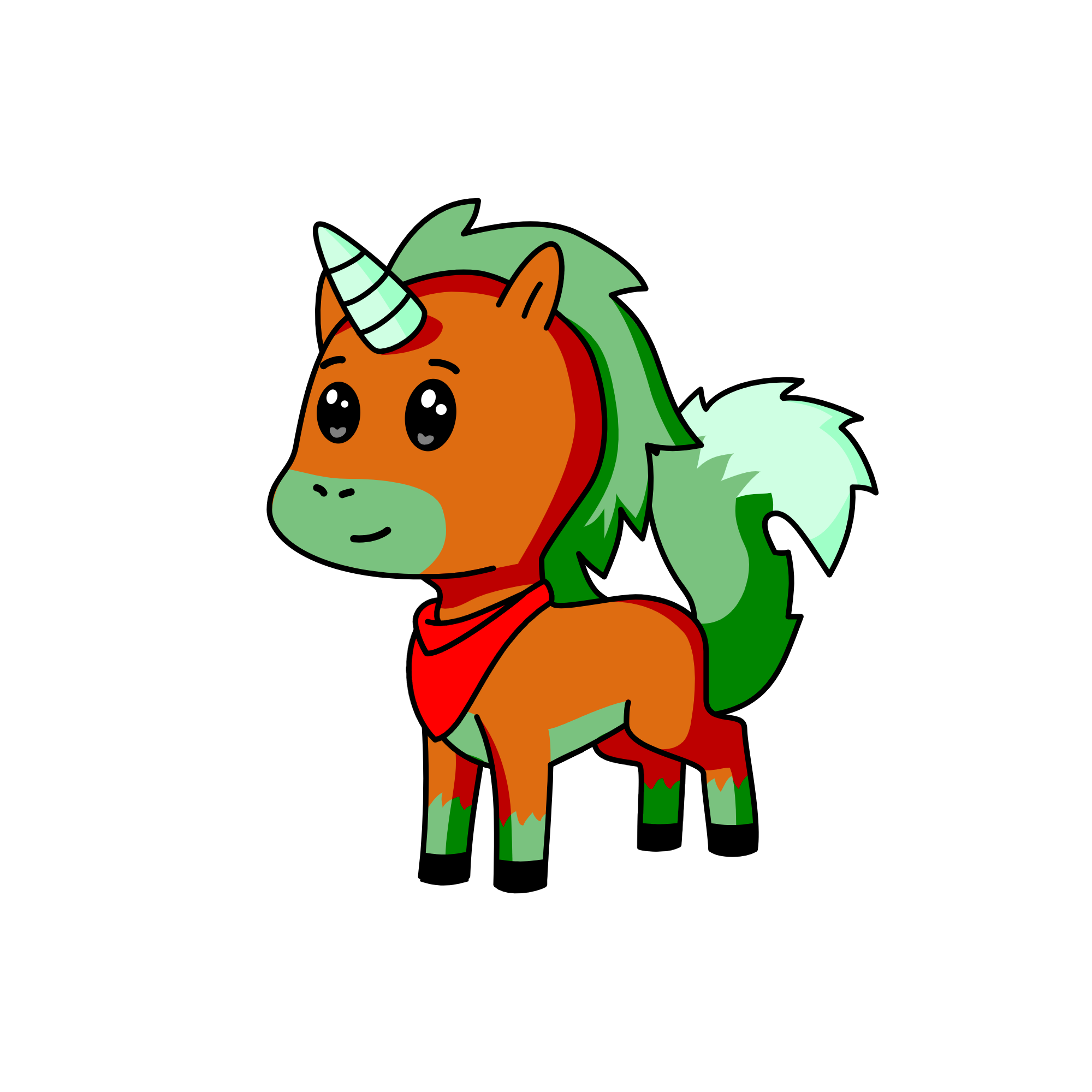 Hunter, the unicorn