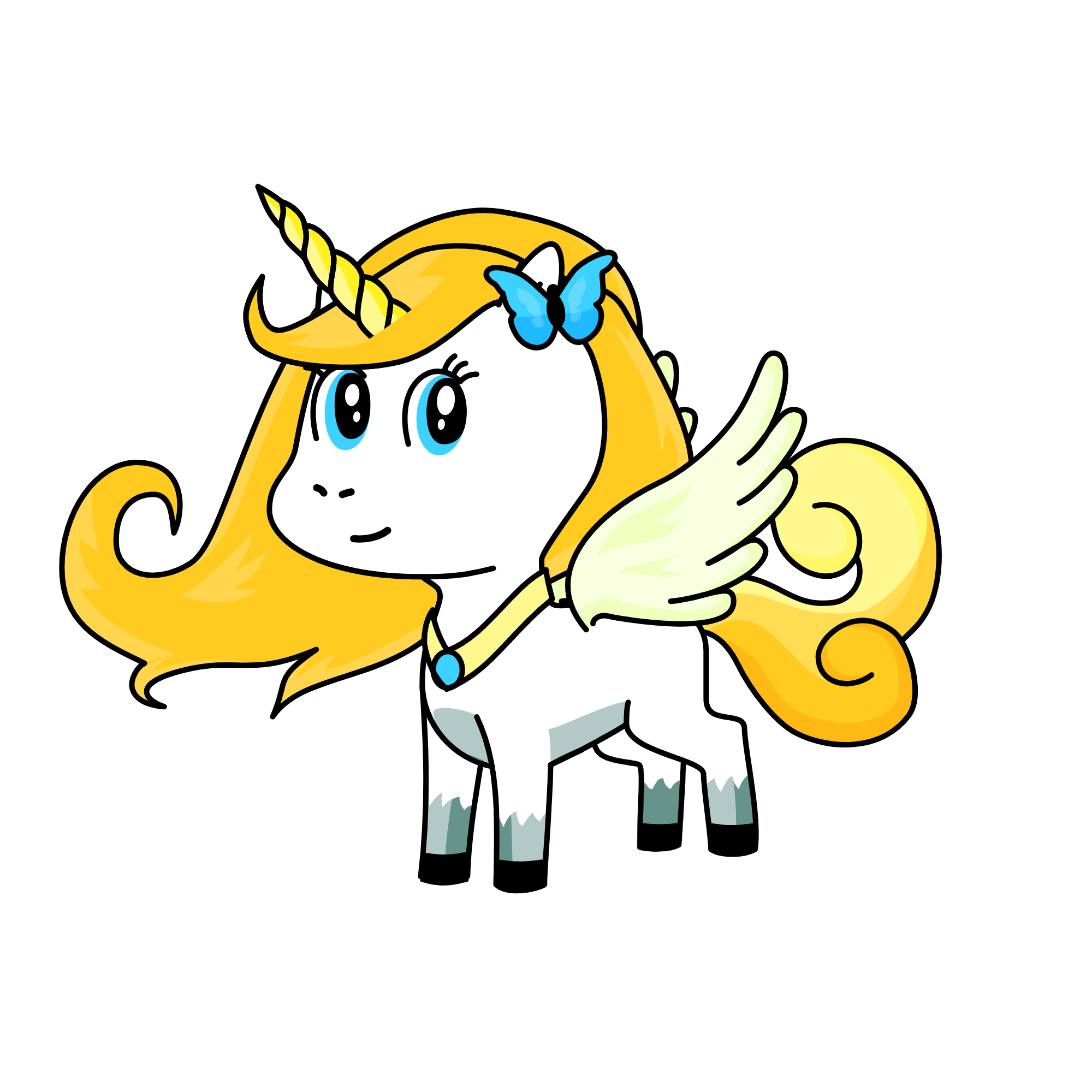 Angel, the unicorn