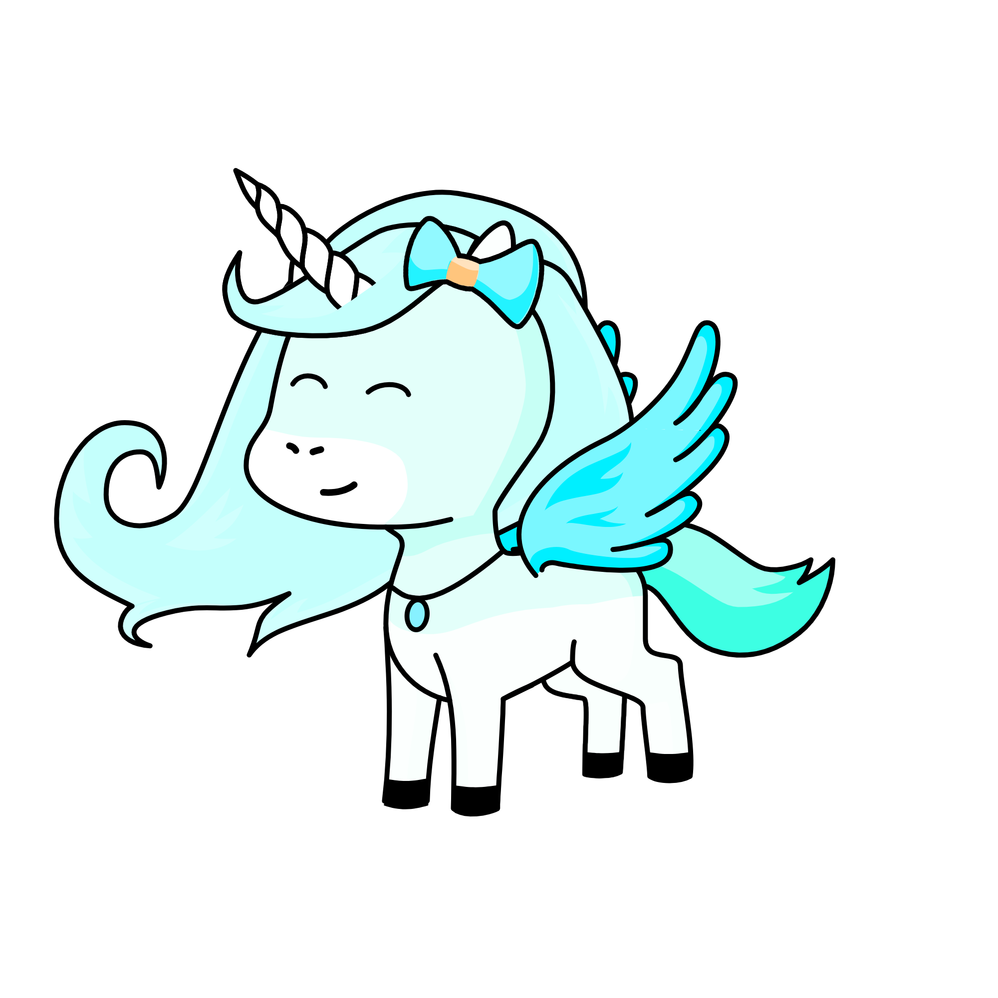 Aqua, the unicorn