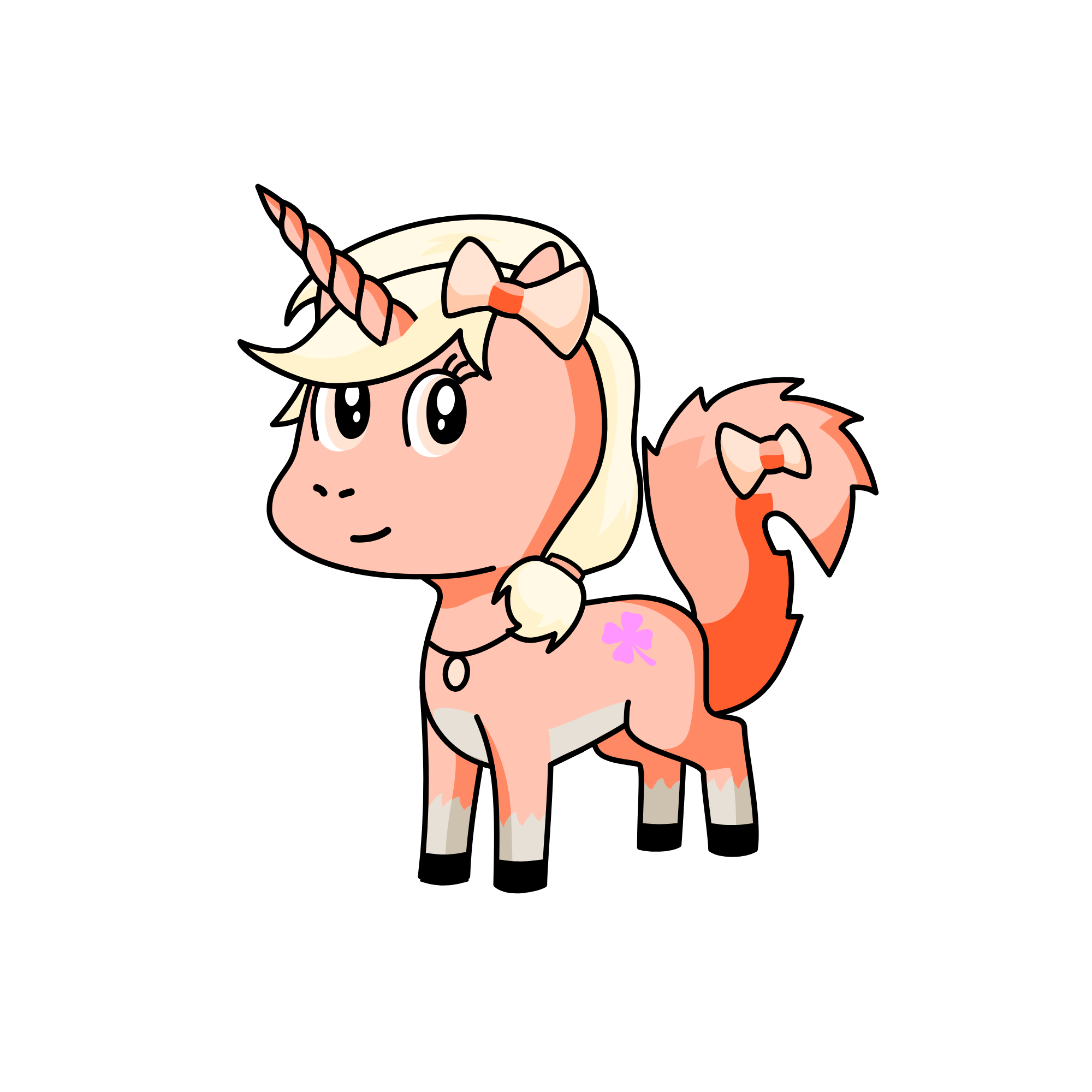 Vicky, the unicorn