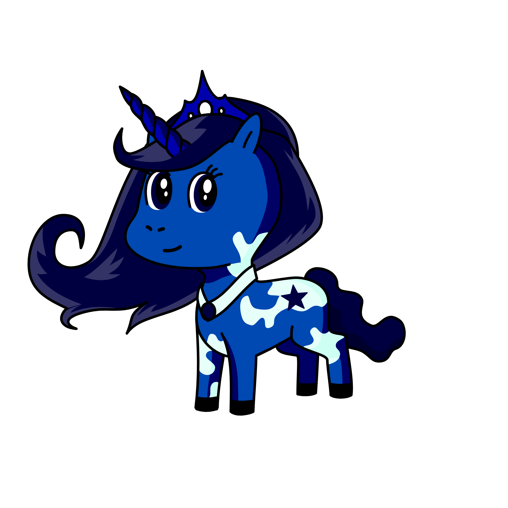 Princess Luna, the unicorn