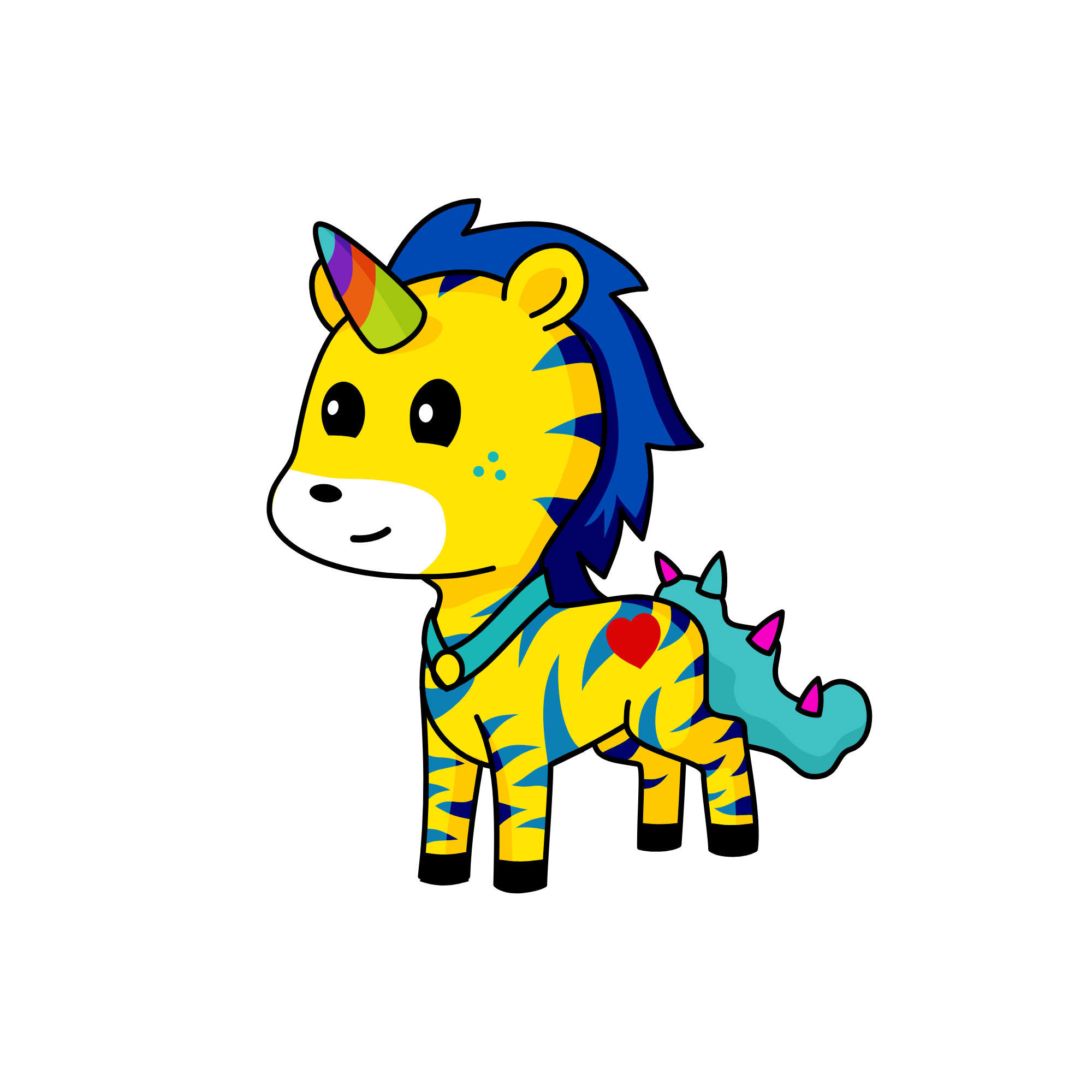 Duck, the unicorn