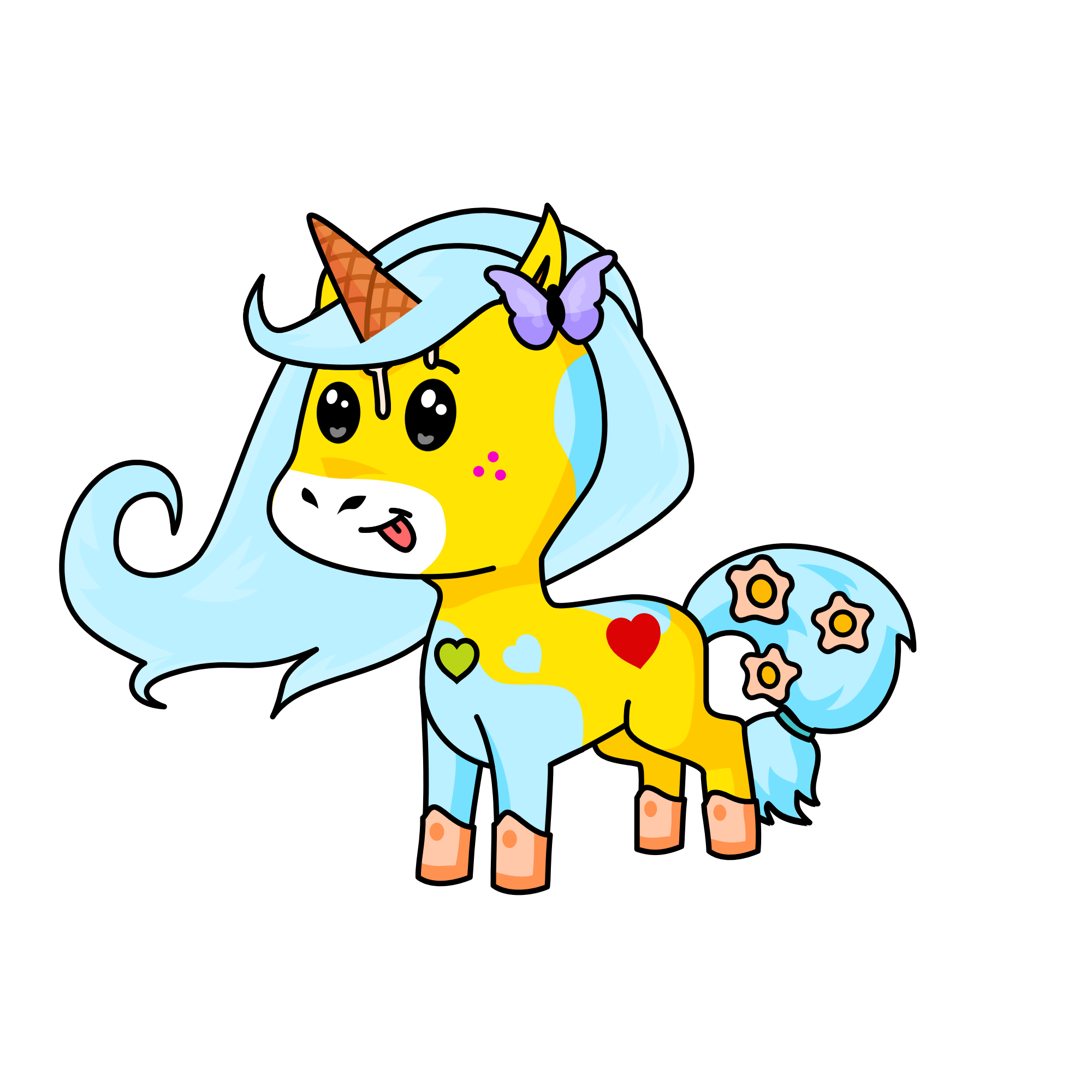 Ice, the unicorn