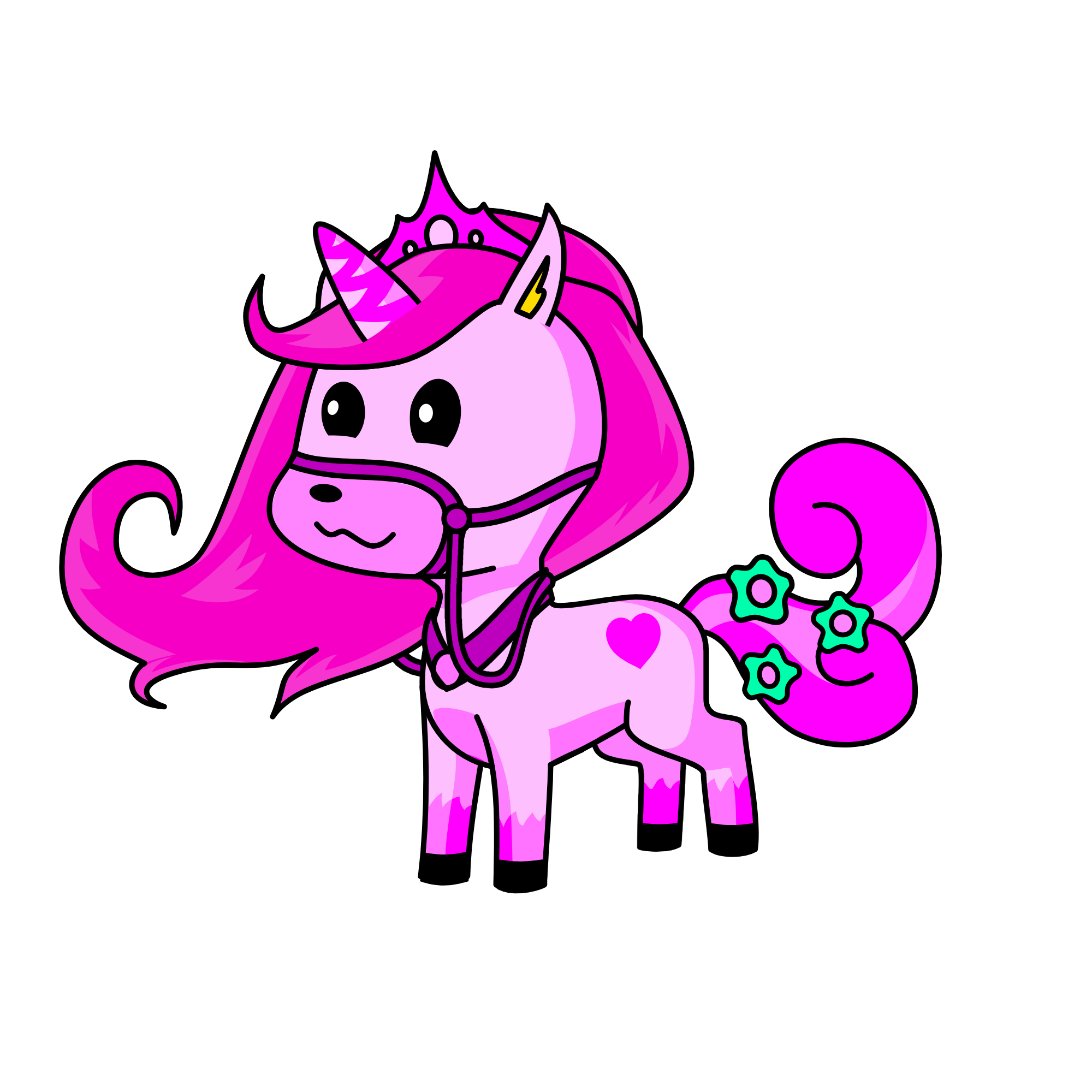 bonbonpink, the unicorn