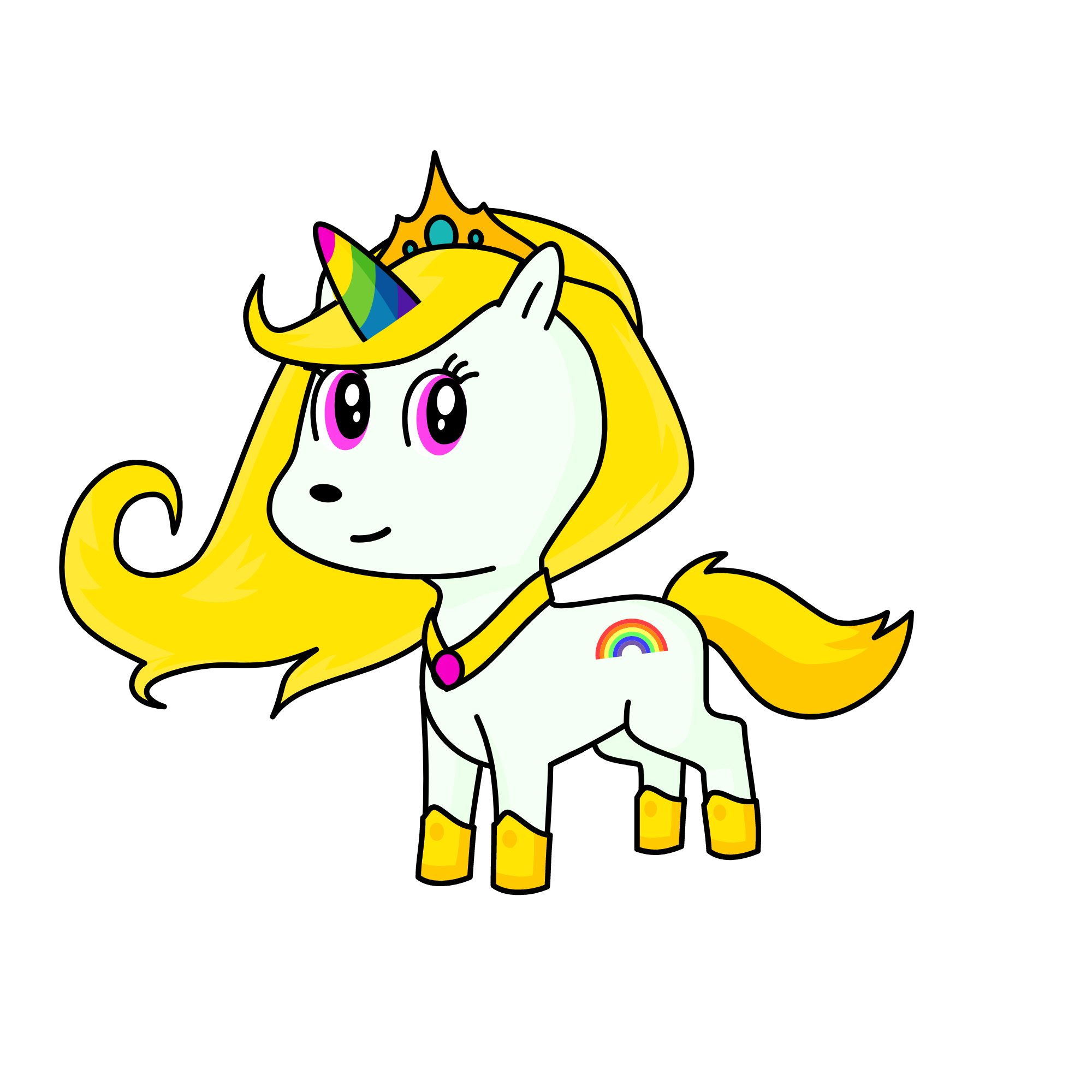 Złotka, the unicorn