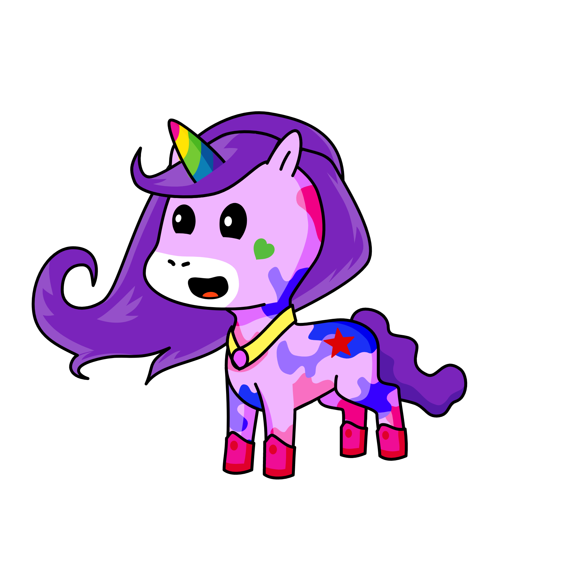 Tajny jednorożec #1, the unicorn