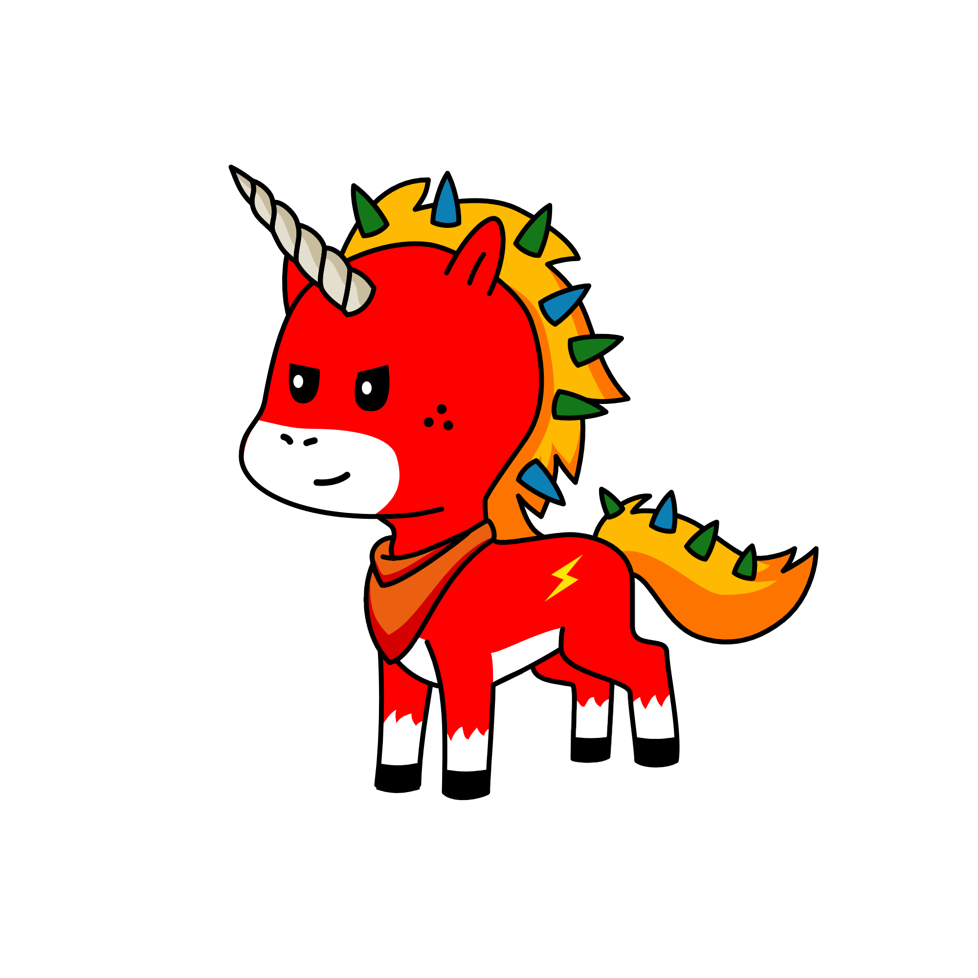 Rebel, the unicorn