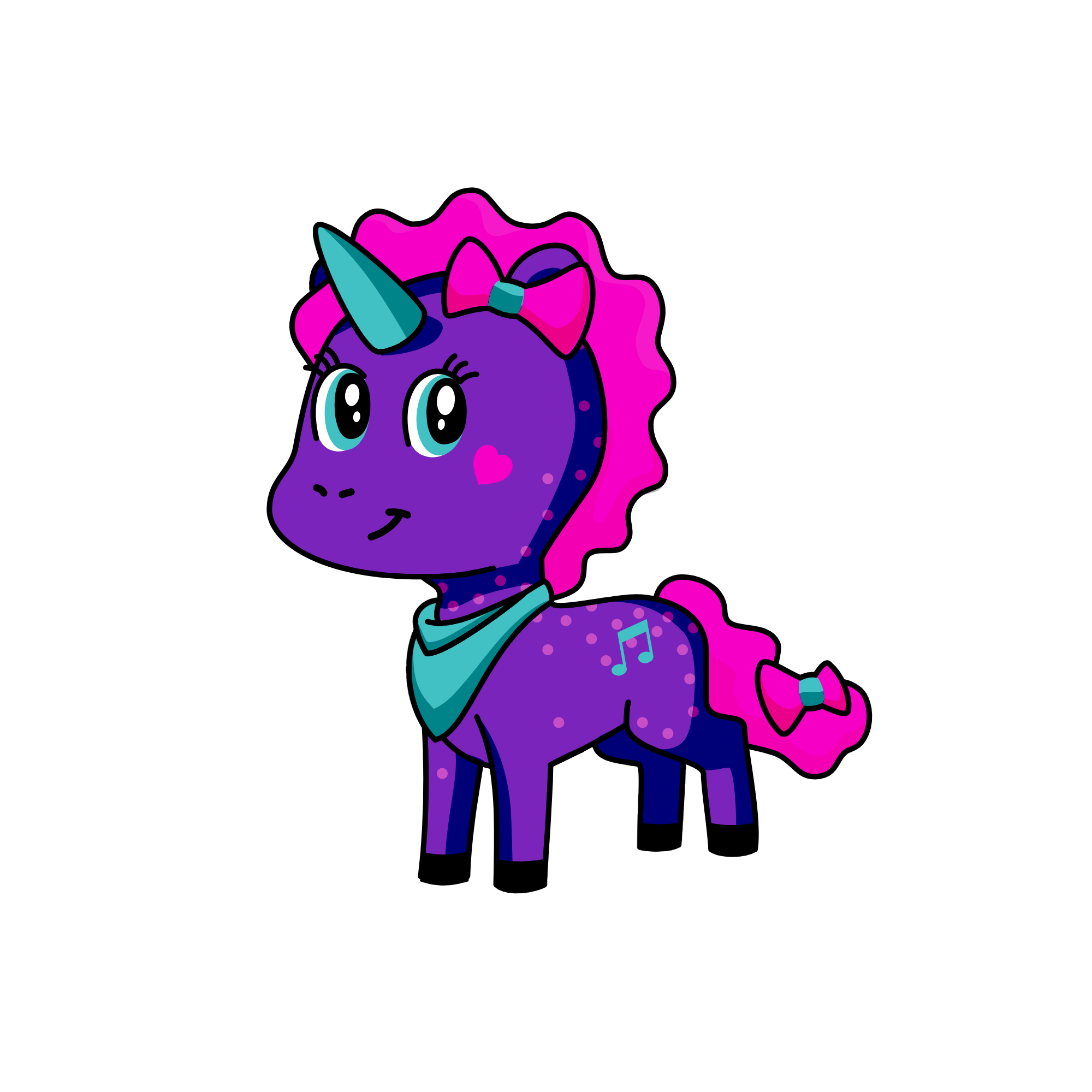 Nerdy, the unicorn