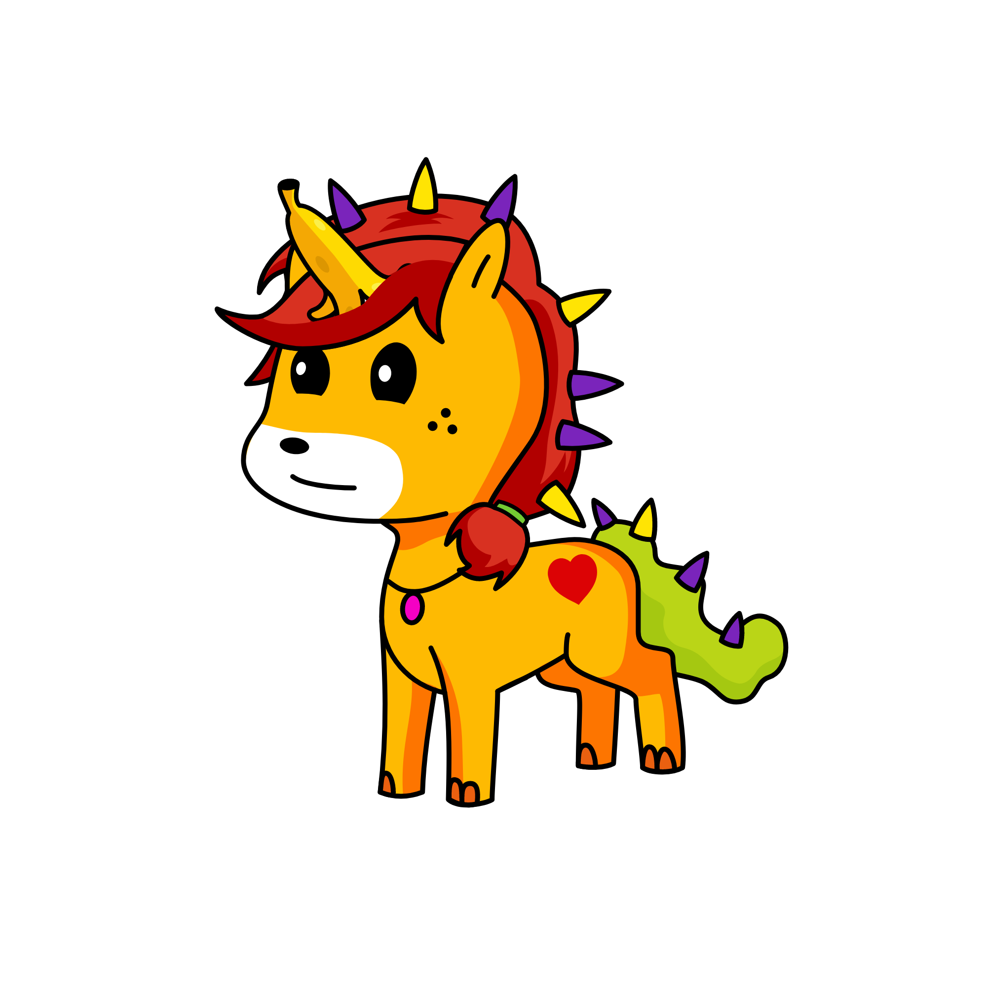 Random banana, the unicorn