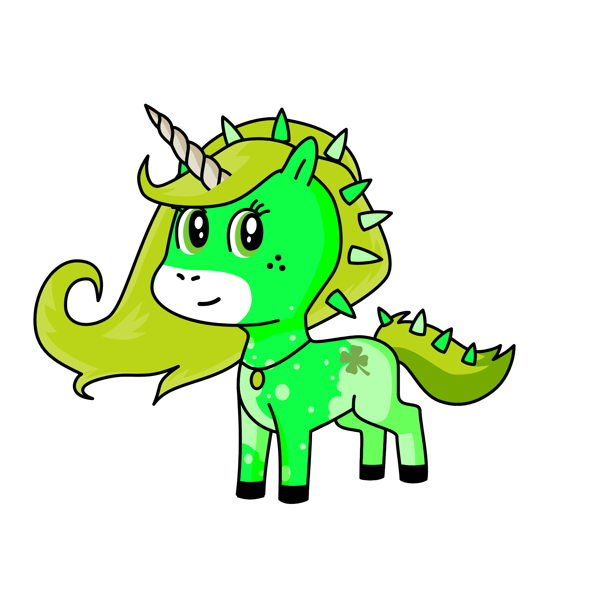Lucky, the unicorn