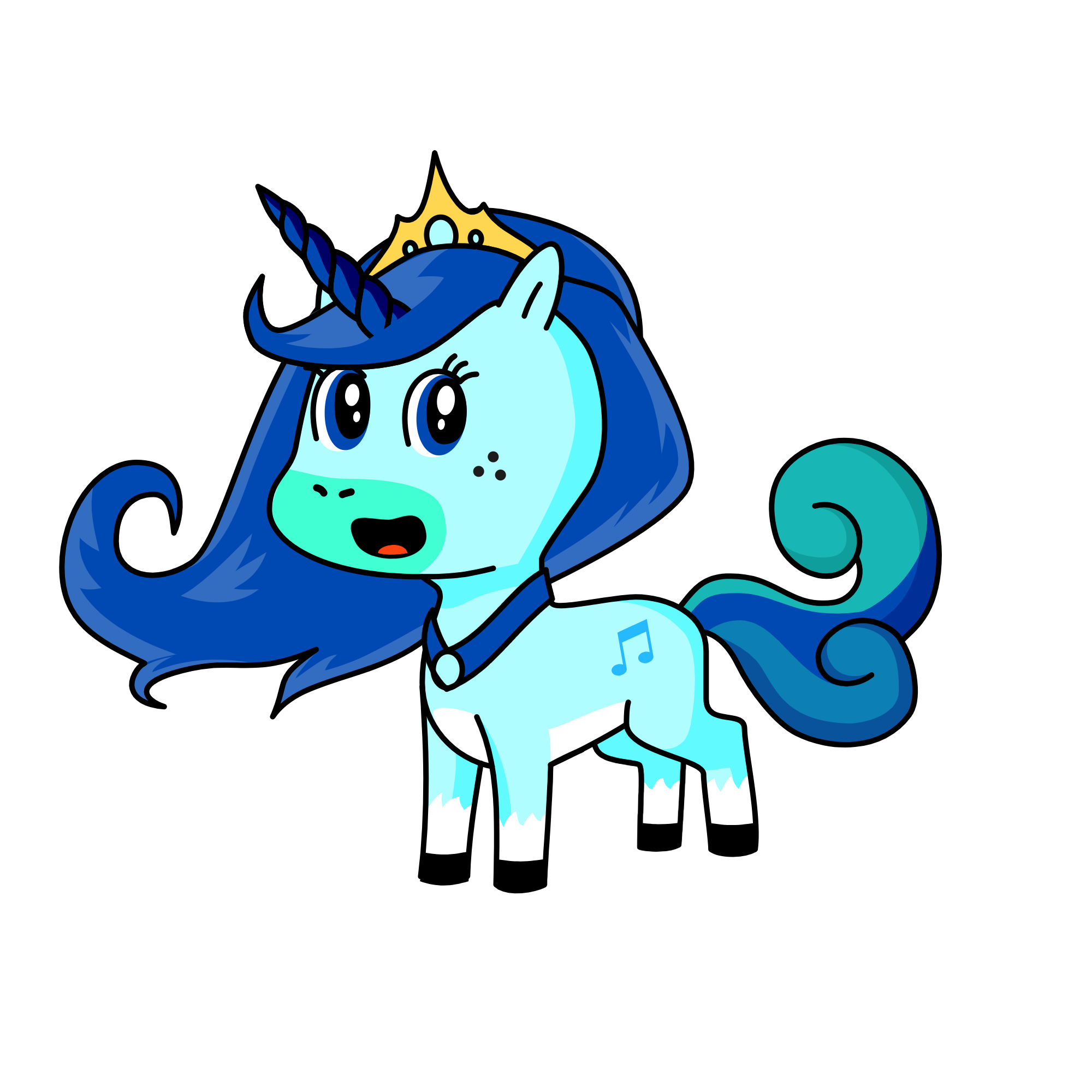 Shadow, the unicorn