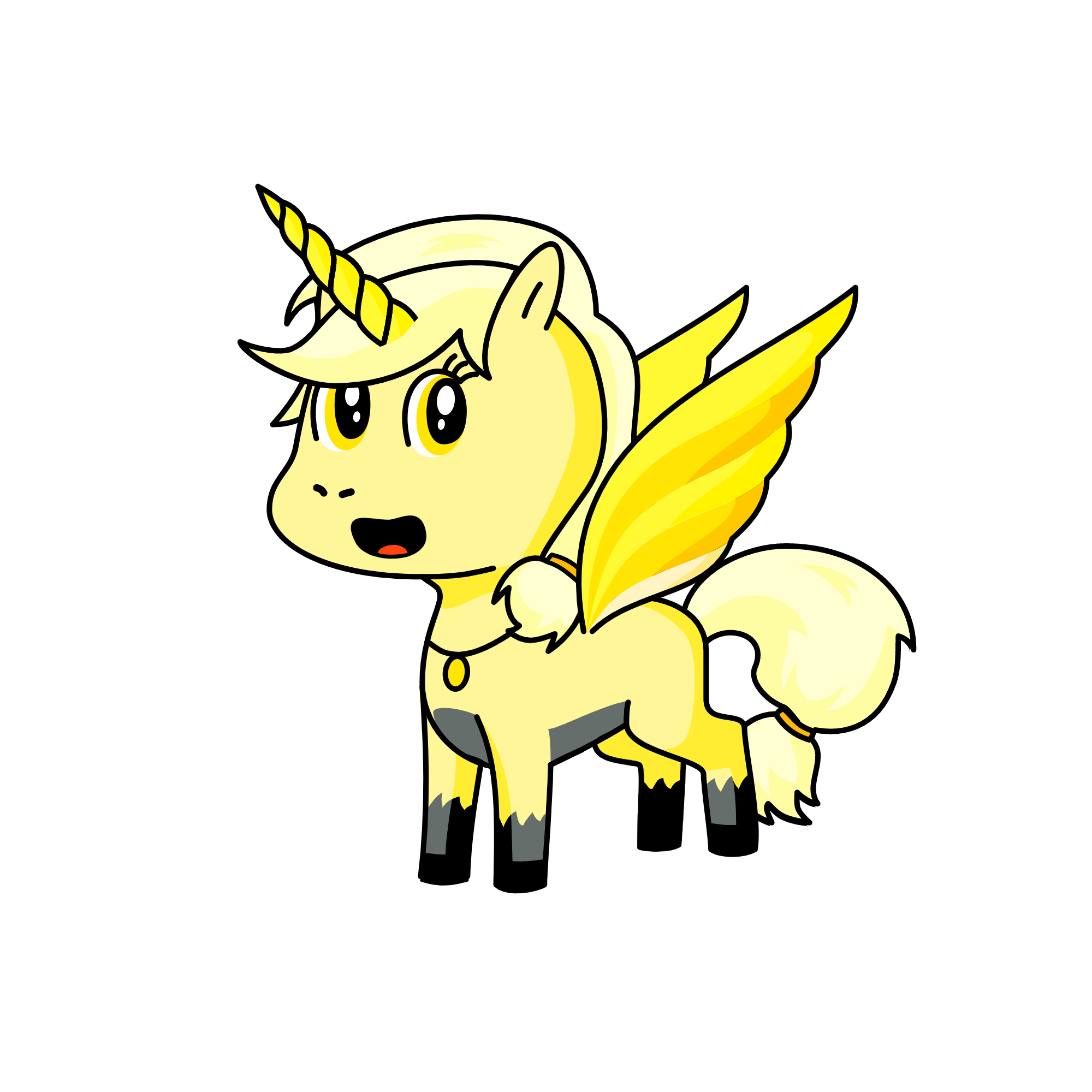 The Guardian of The Full Moon, the unicorn