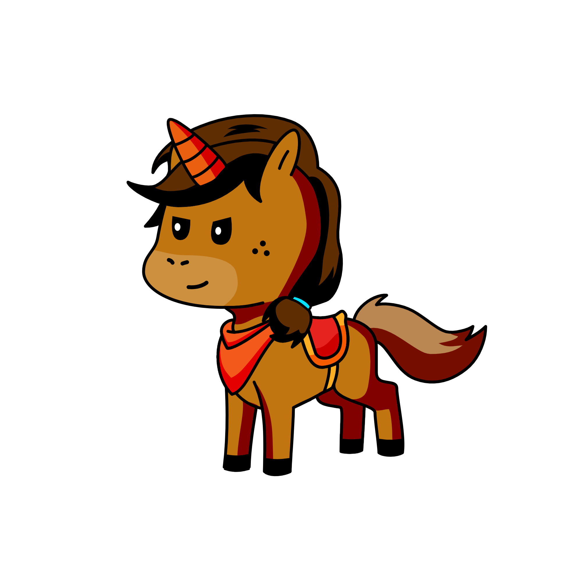 Brownwill, the unicorn