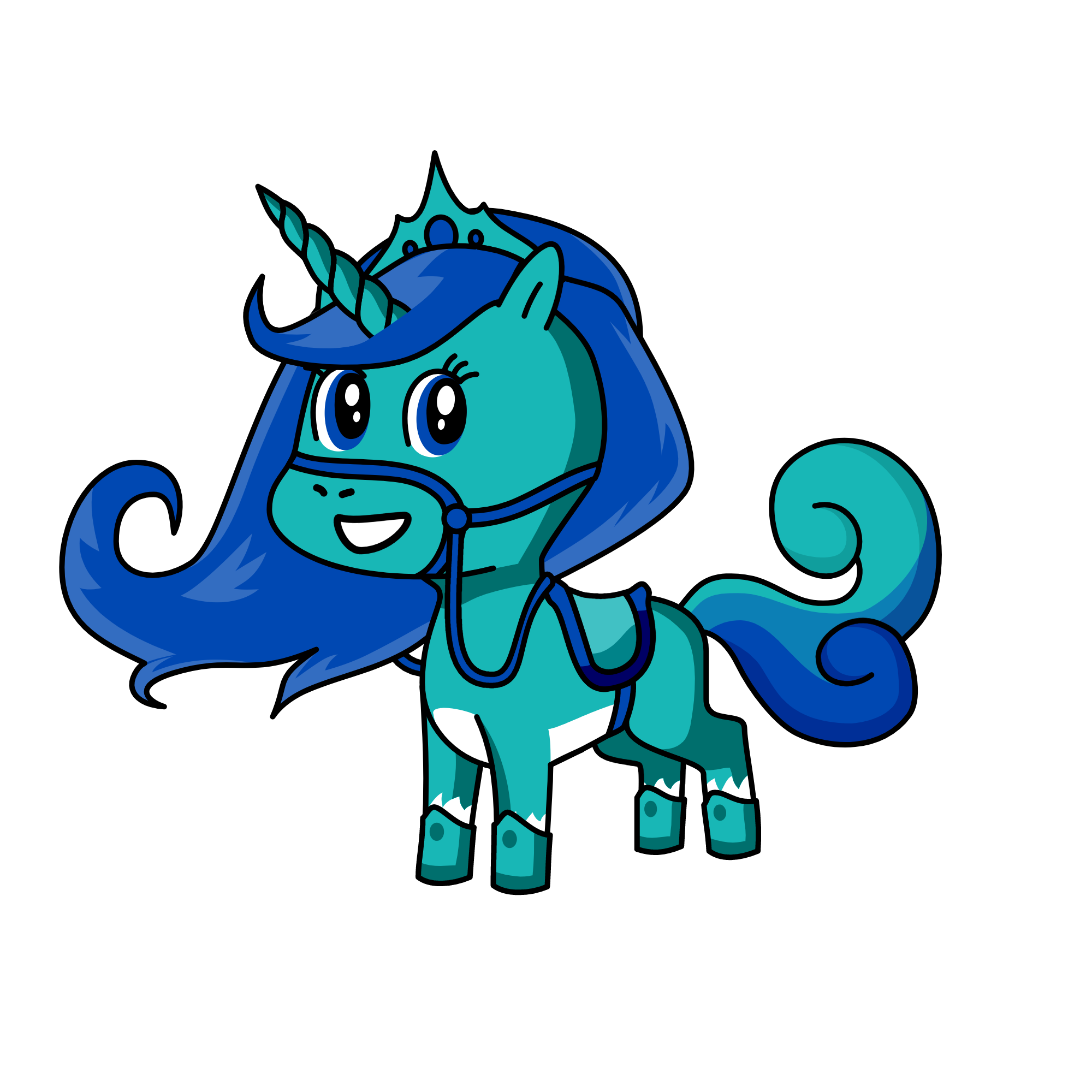 Queen of Ice, the unicorn