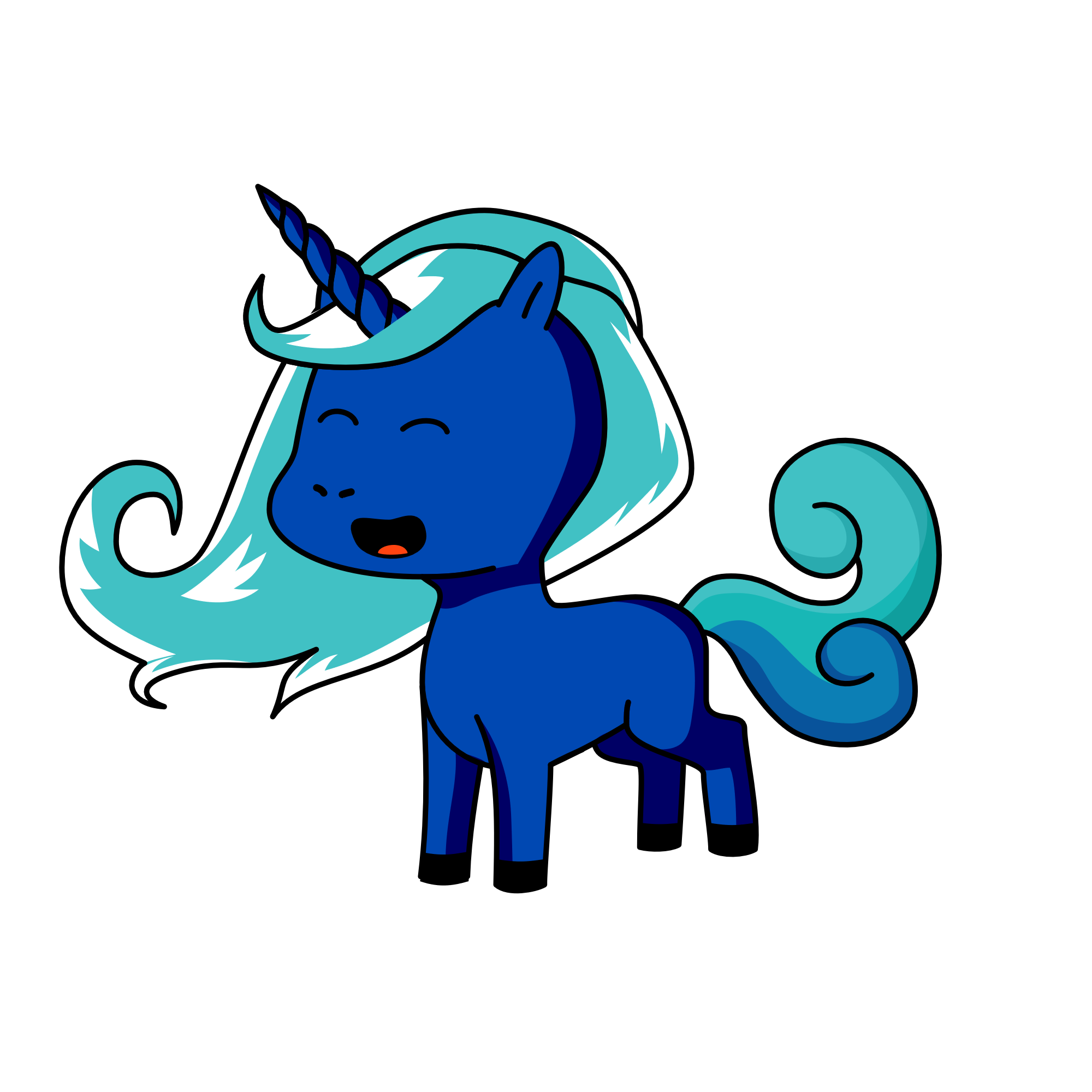 Luna of the sea, the unicorn