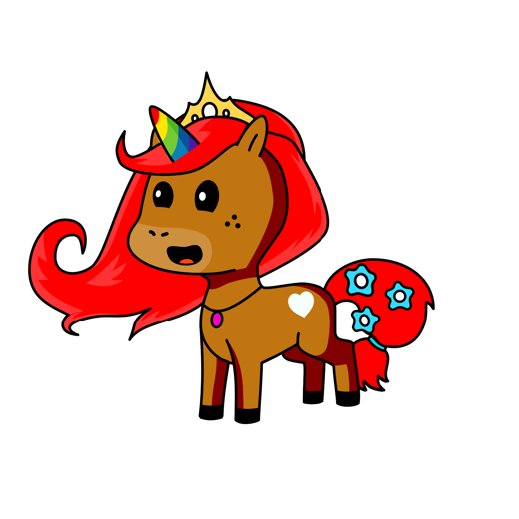 princess carrie, the unicorn