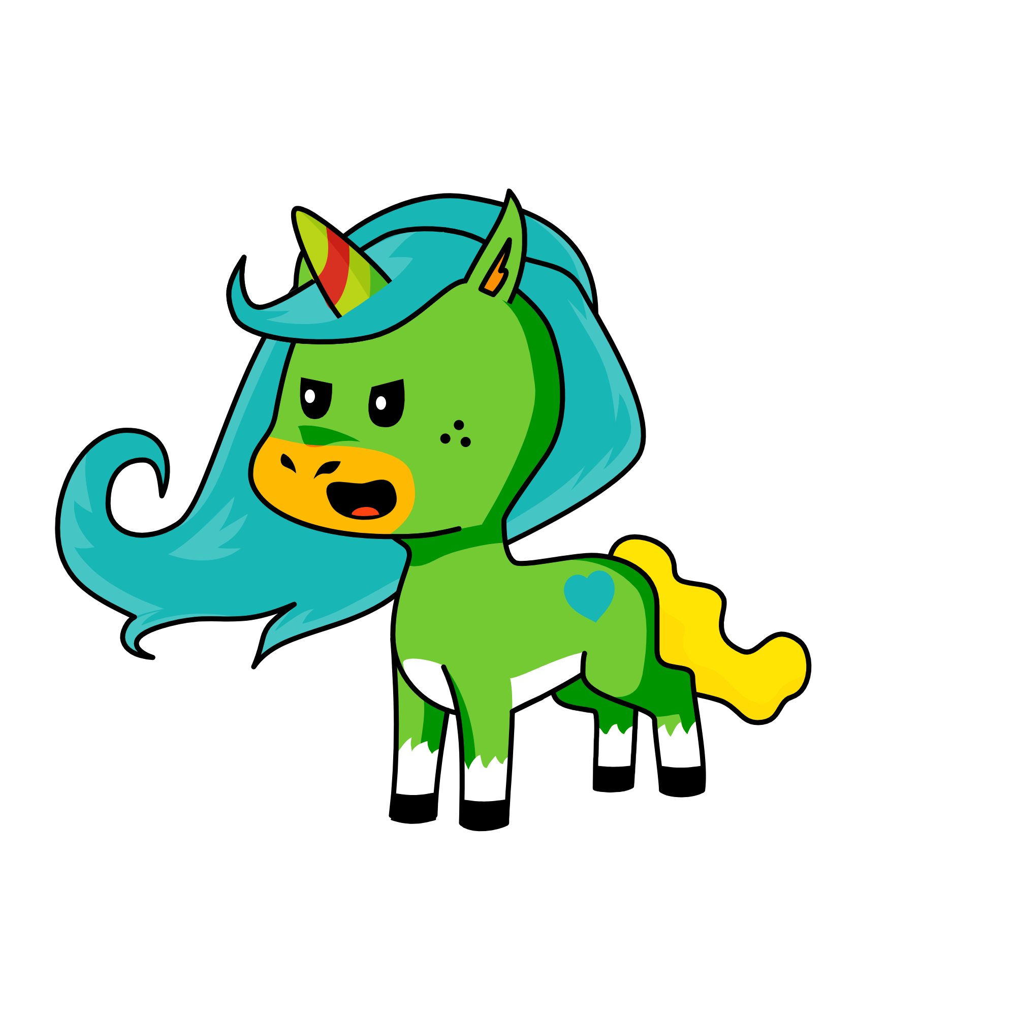 h, the unicorn