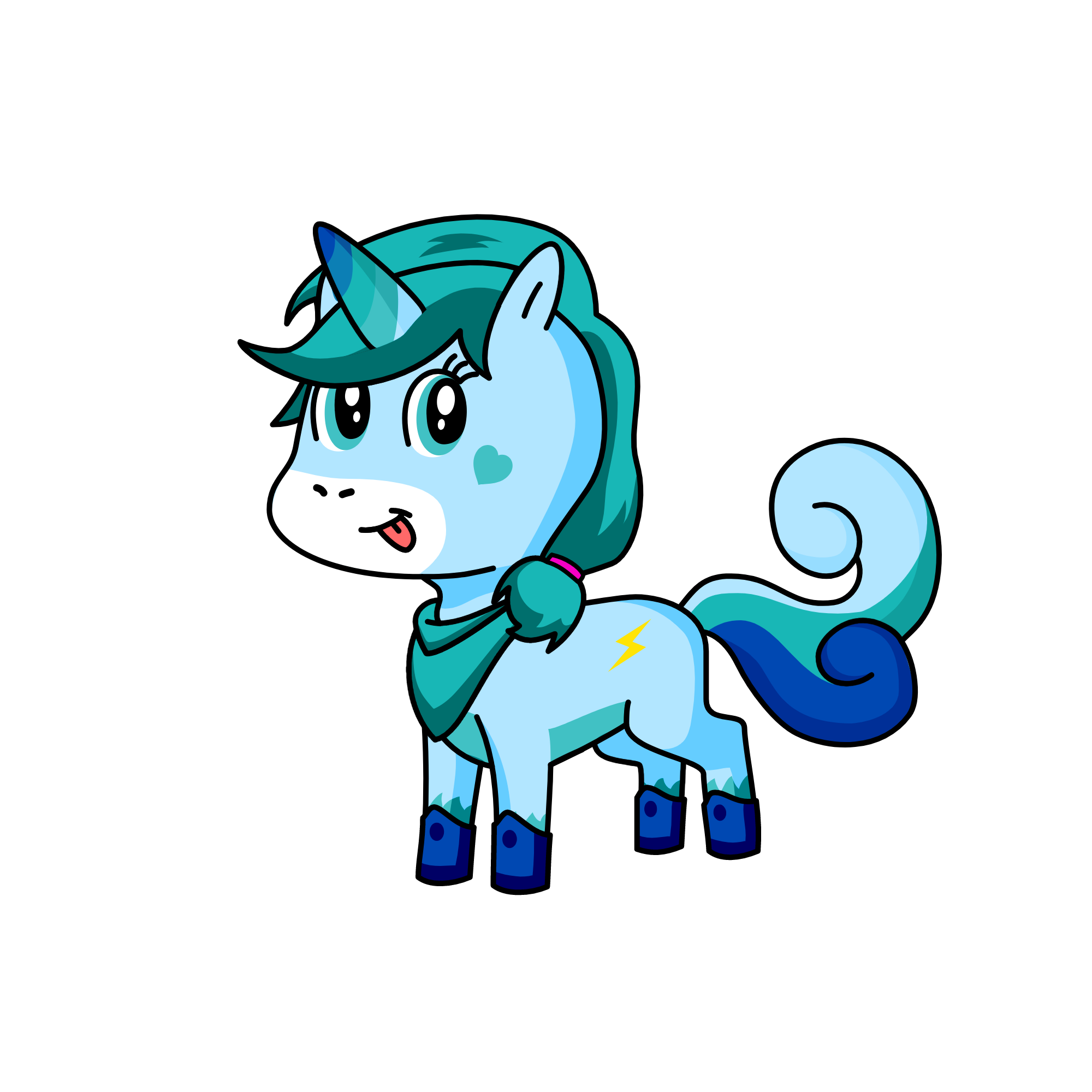 lightning, the unicorn