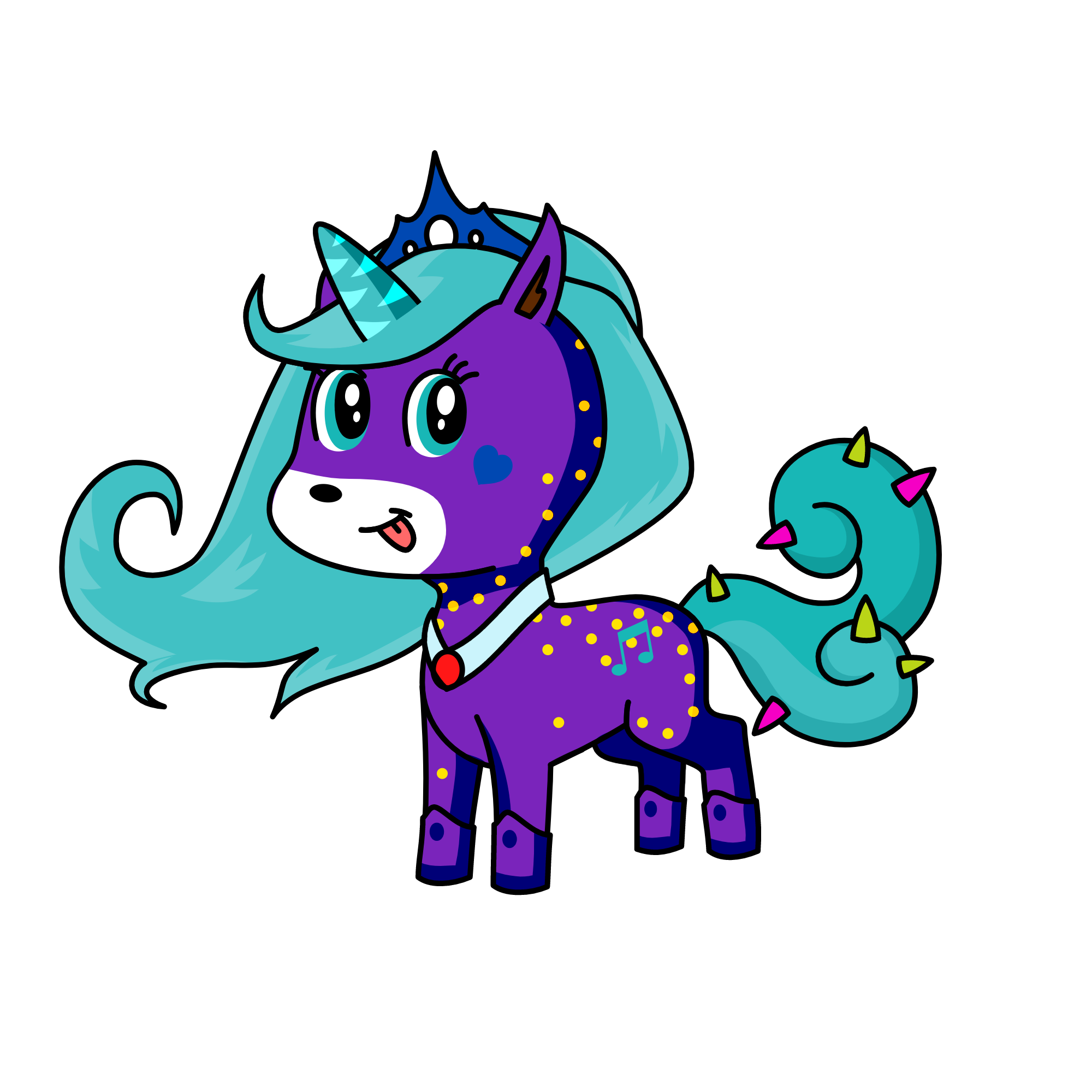 winter, the unicorn