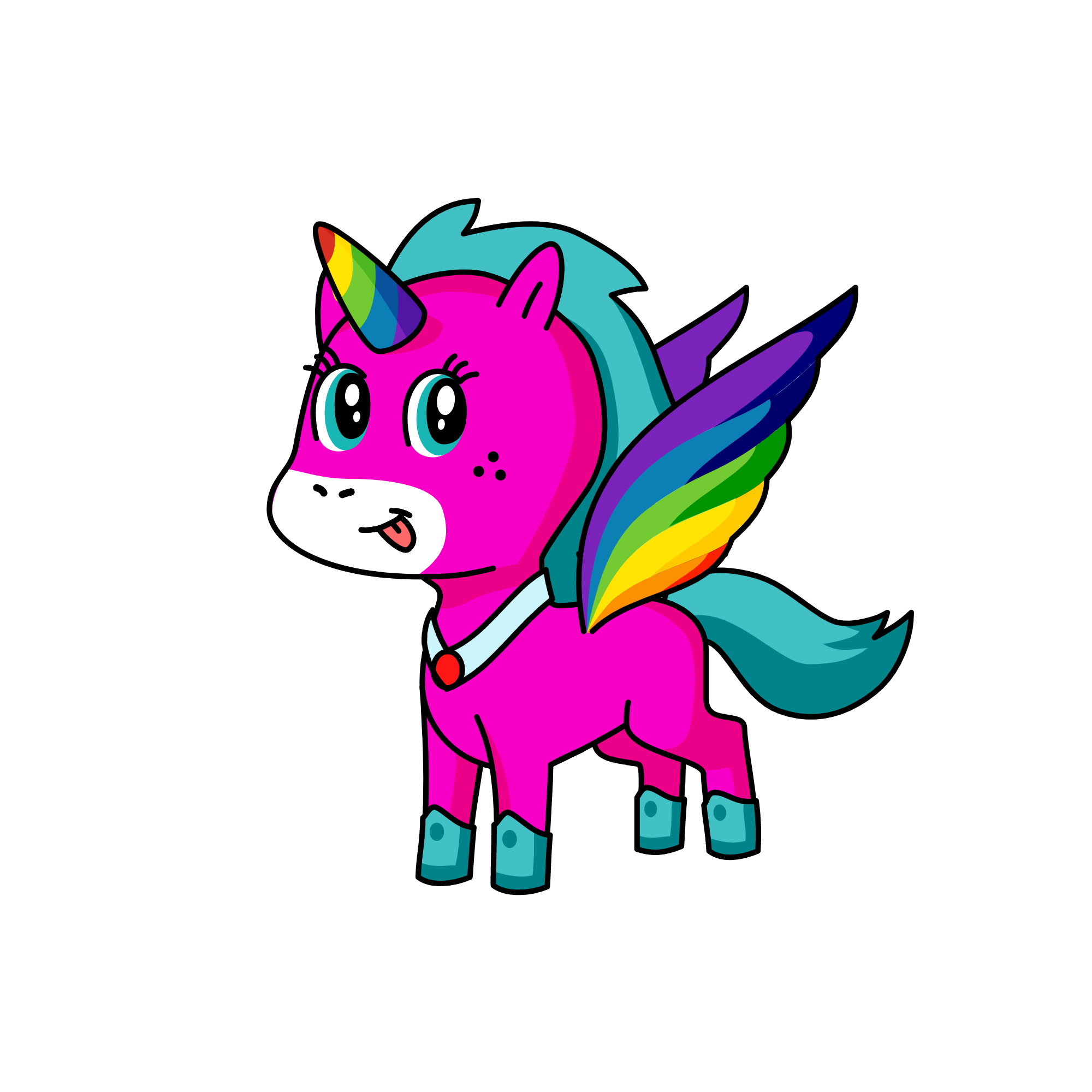 bubblegum, the unicorn