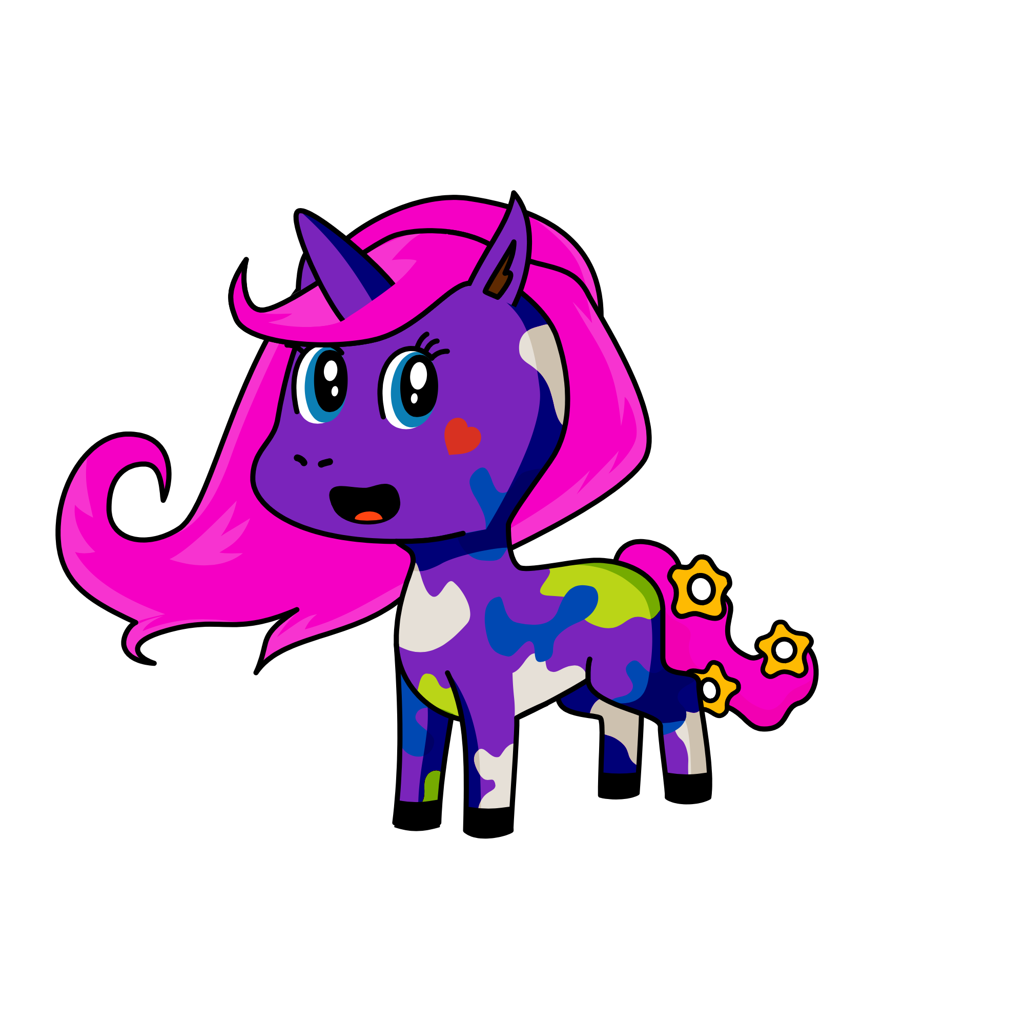 Dolly, the unicorn