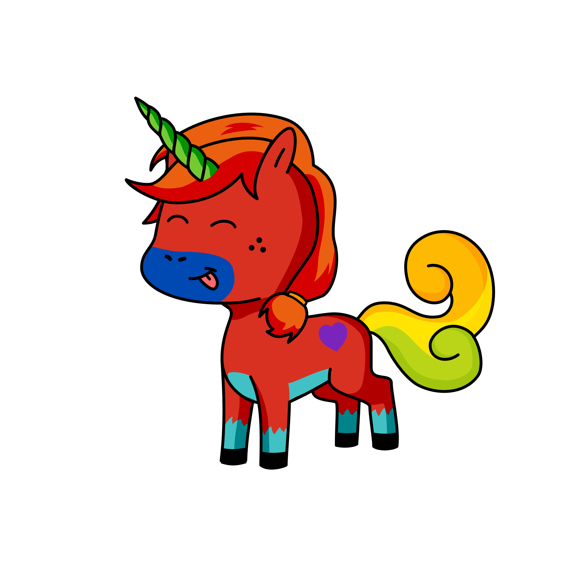 Lainbow Light, the unicorn